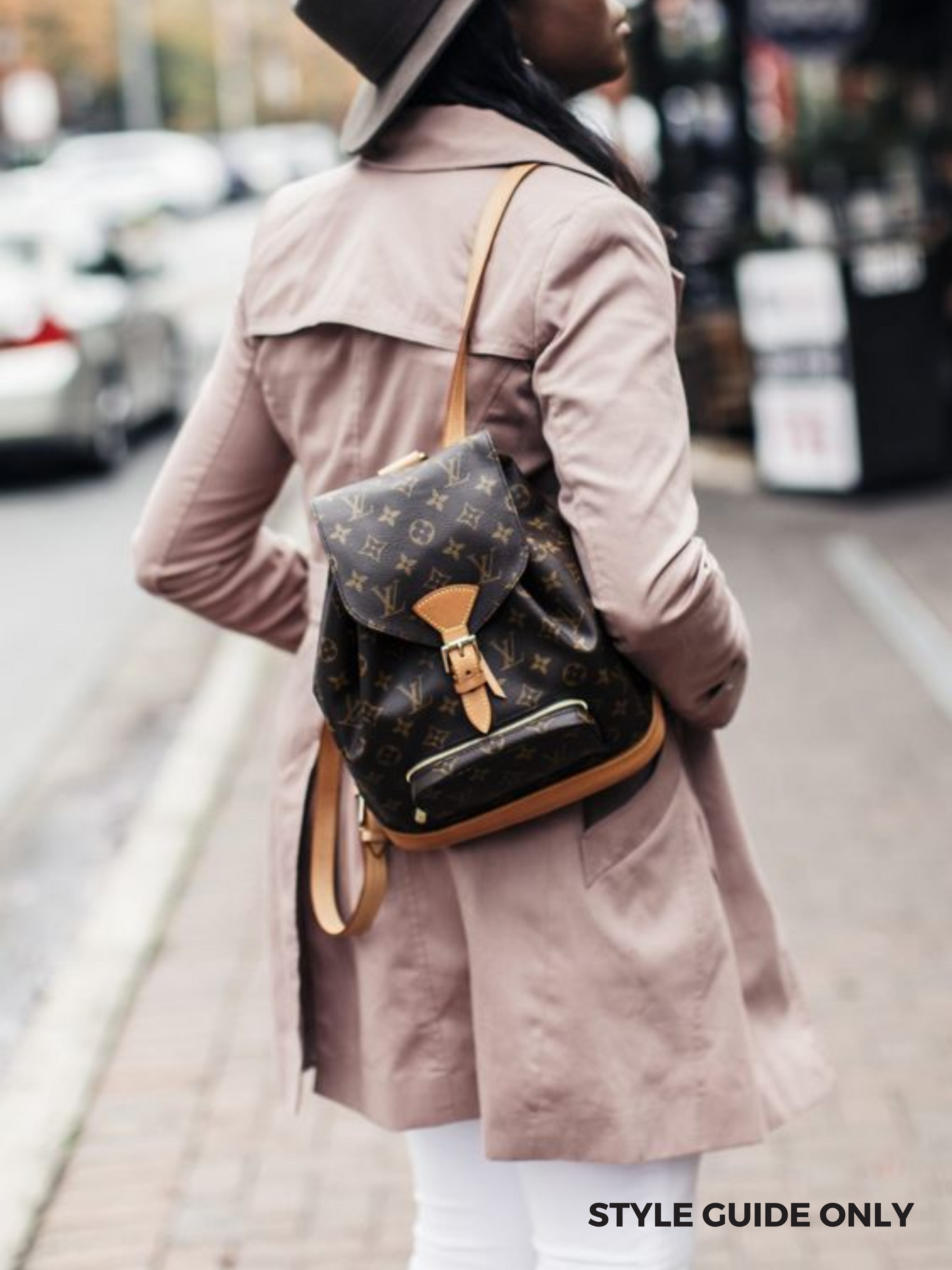 LOUIS VUITTON - MONTSOURIS MM BACKPACK MONOGRAM CANVAS