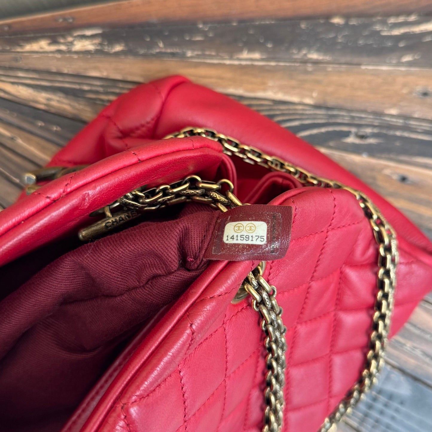 Chanel Medium Just Mademoiselle - Red Shoulder Bags, Handbags