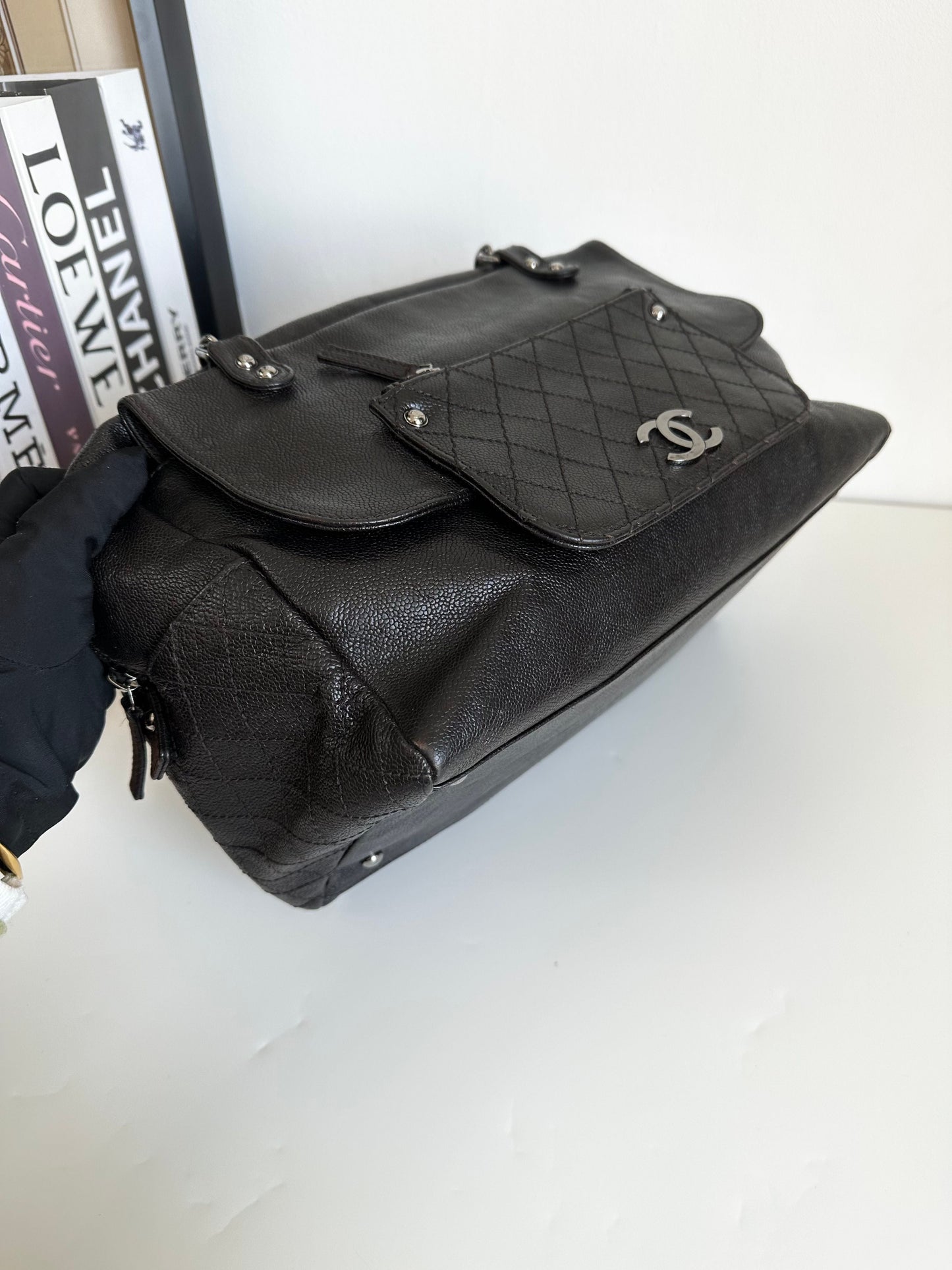 Chanel Pocket in the City Tote - Black Shoulder Bags, Handbags #JIUE