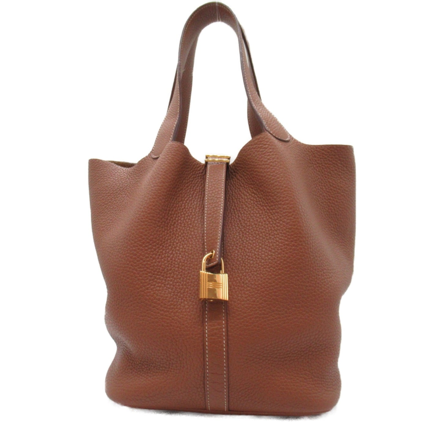Hermes Picotin Lock GM G Handbag Bag Clemence Brown