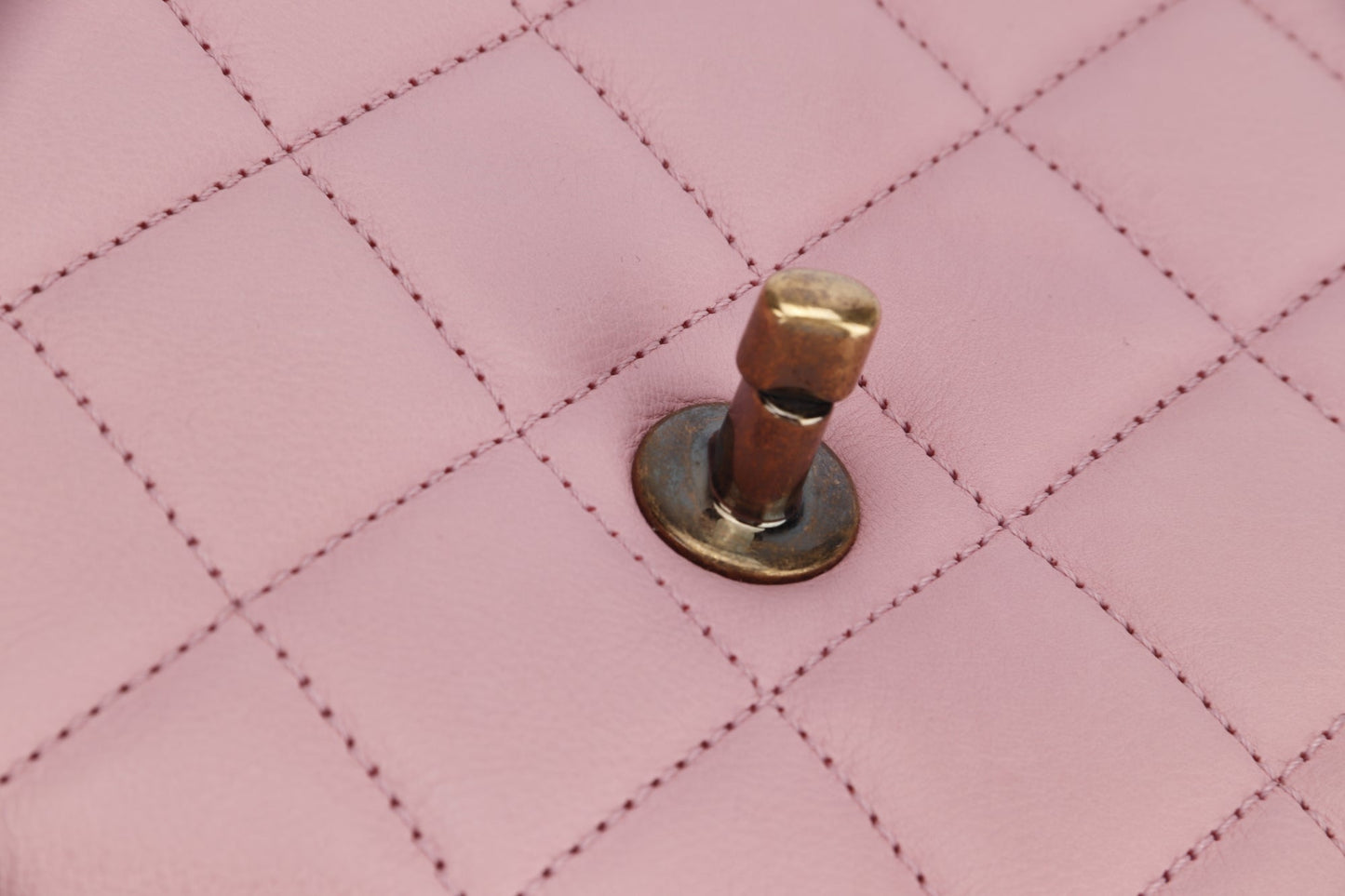 Chanel Quilted Pink Calf Leather Zippy Compartment Shoulder Bag (1875xxxx) width 28cm, Gold Chain, with & Dust Cover