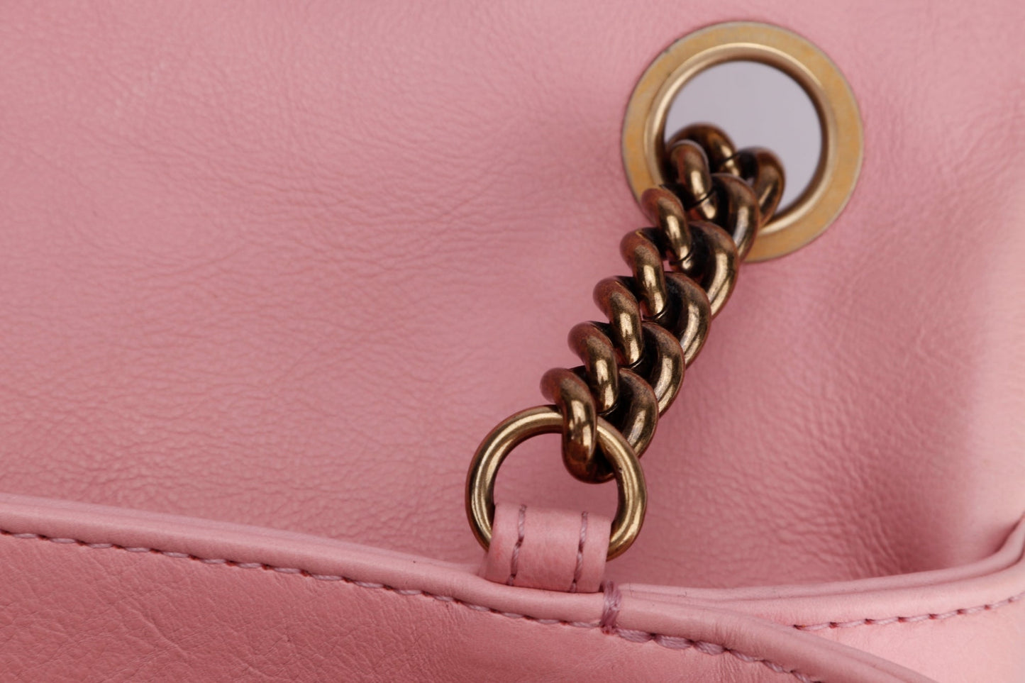 Chanel Quilted Pink Calf Leather Zippy Compartment Shoulder Bag (1875xxxx) width 28cm, Gold Chain, with & Dust Cover
