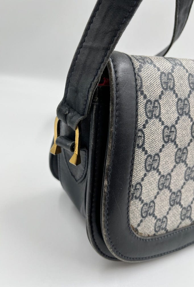Vintage Gucci Canvas Crossbody Bag