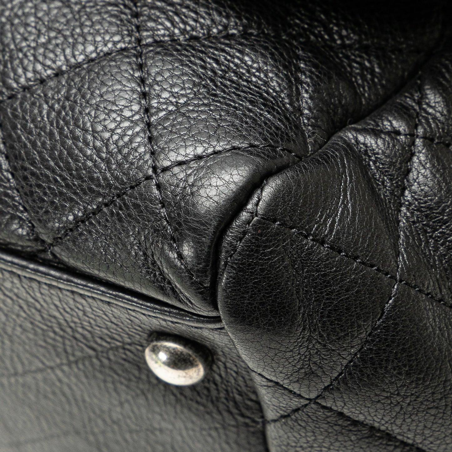 Black Chanel Small Quilted Calfskin Istanbul Accordion Flap Shoulder Bag