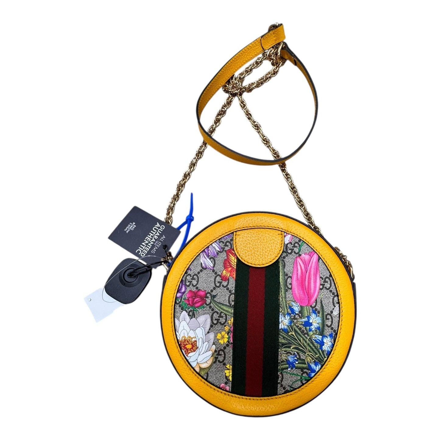 Handbag Luxury Designer By Gucci In Multi, Size:Small