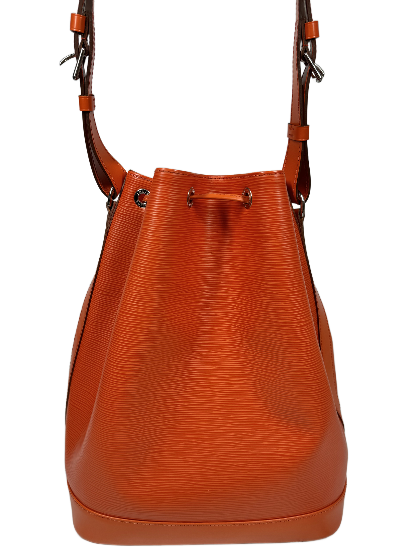 Louis Vuitton Orange Pigment Epi Leather New Model Noé GM Shoulder Bag