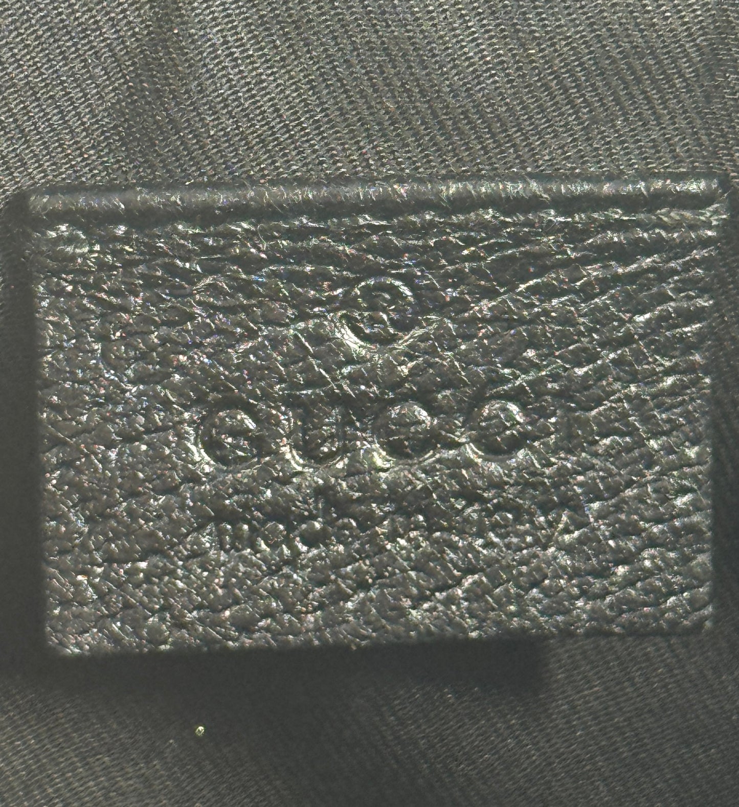 Gucci Vintage Black GG Monogram Mini Charmy Shoulder Pochette Bag