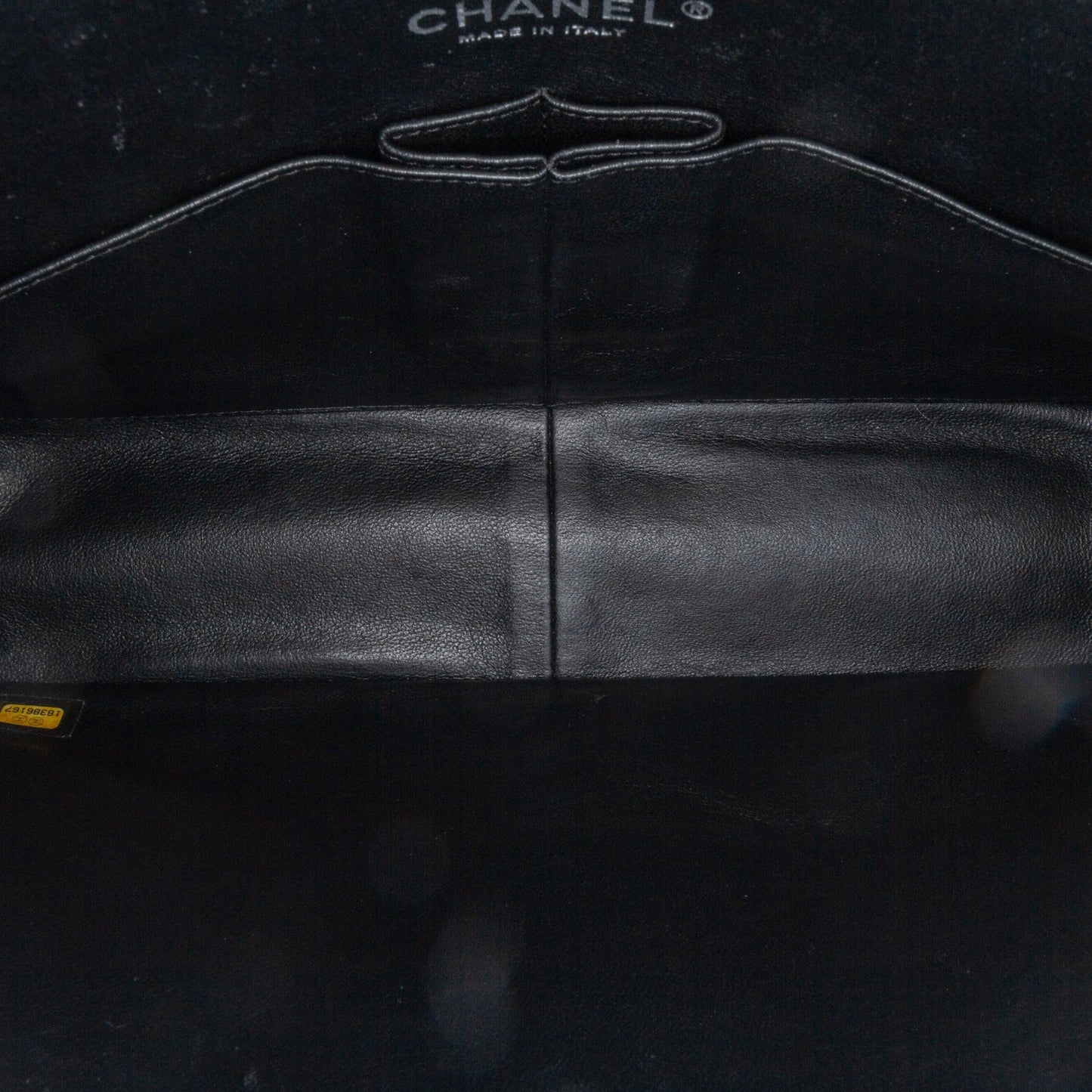 Black Chanel Jumbo Classic Patent Double Flap Shoulder Bag