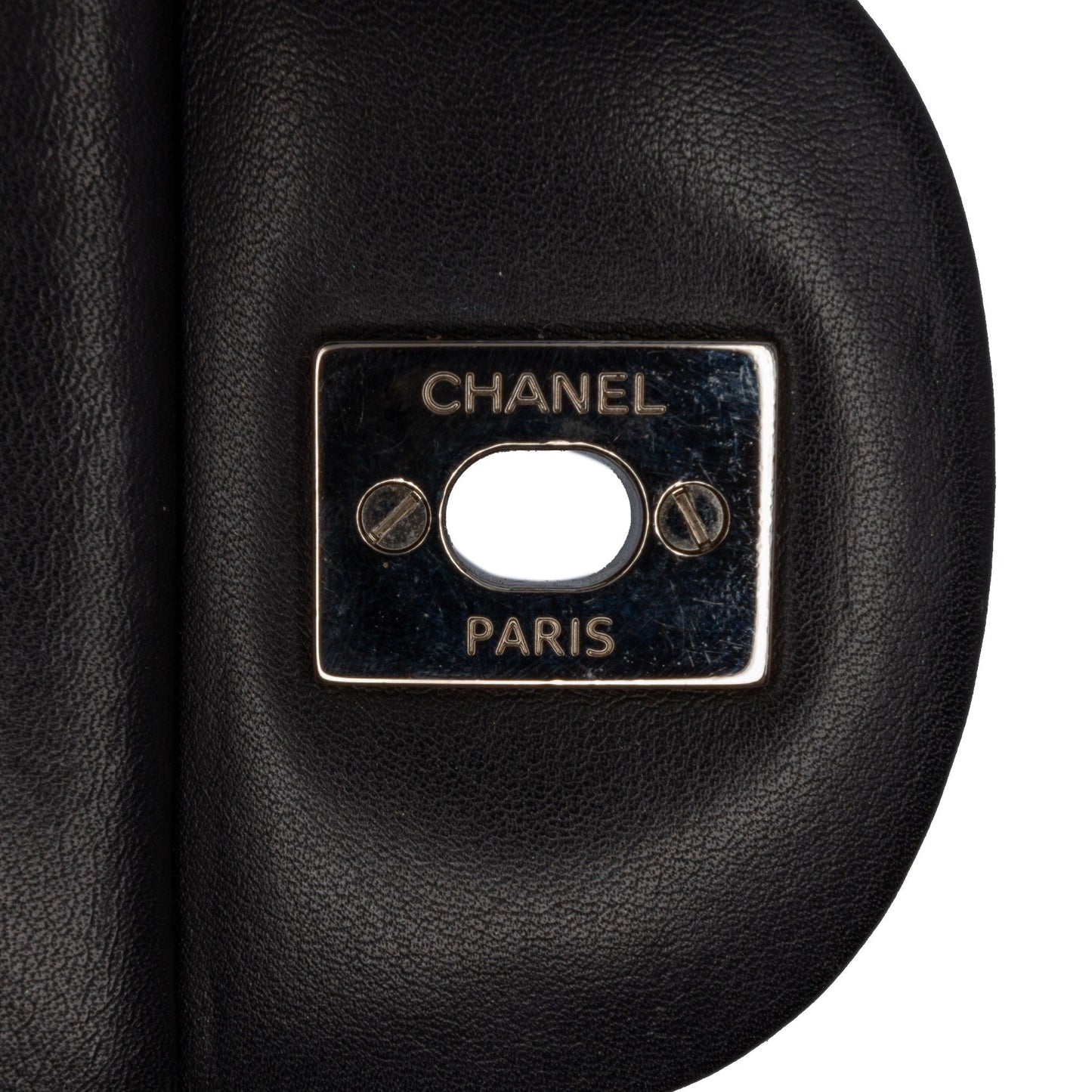 Black Chanel Jumbo Classic Patent Double Flap Shoulder Bag