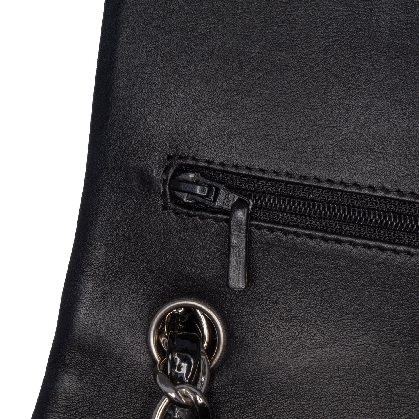 Black Chanel Jumbo Classic Patent Double Flap Shoulder Bag