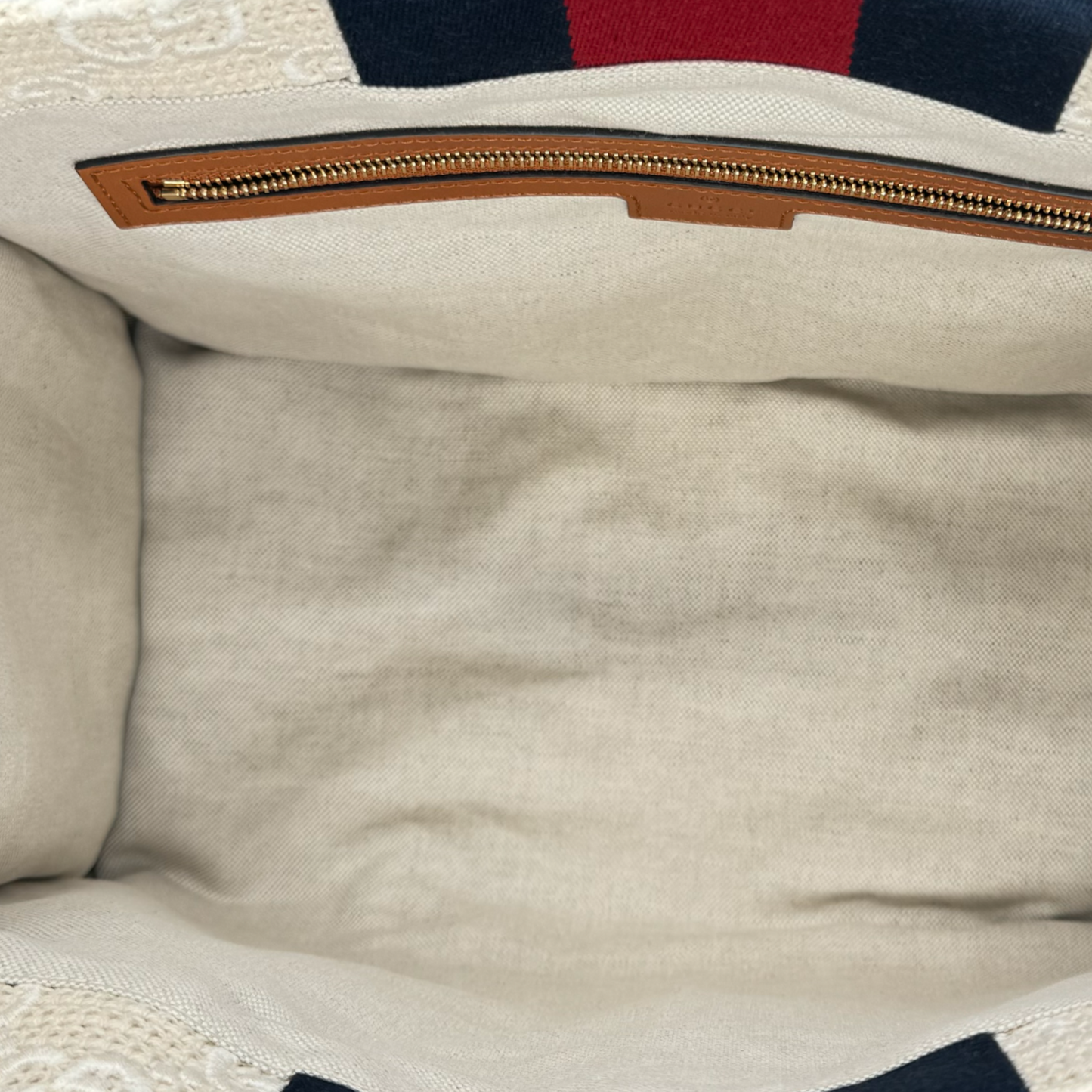 Gucci Tote Bag Brown Canvas