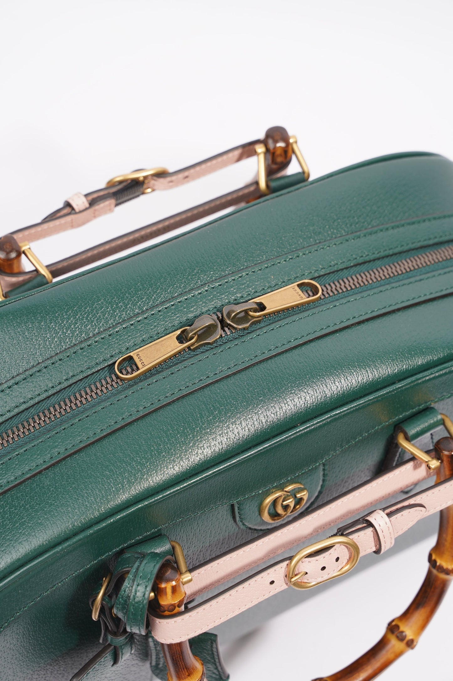 Gucci Womens Diana Duffle Bag Green Medium