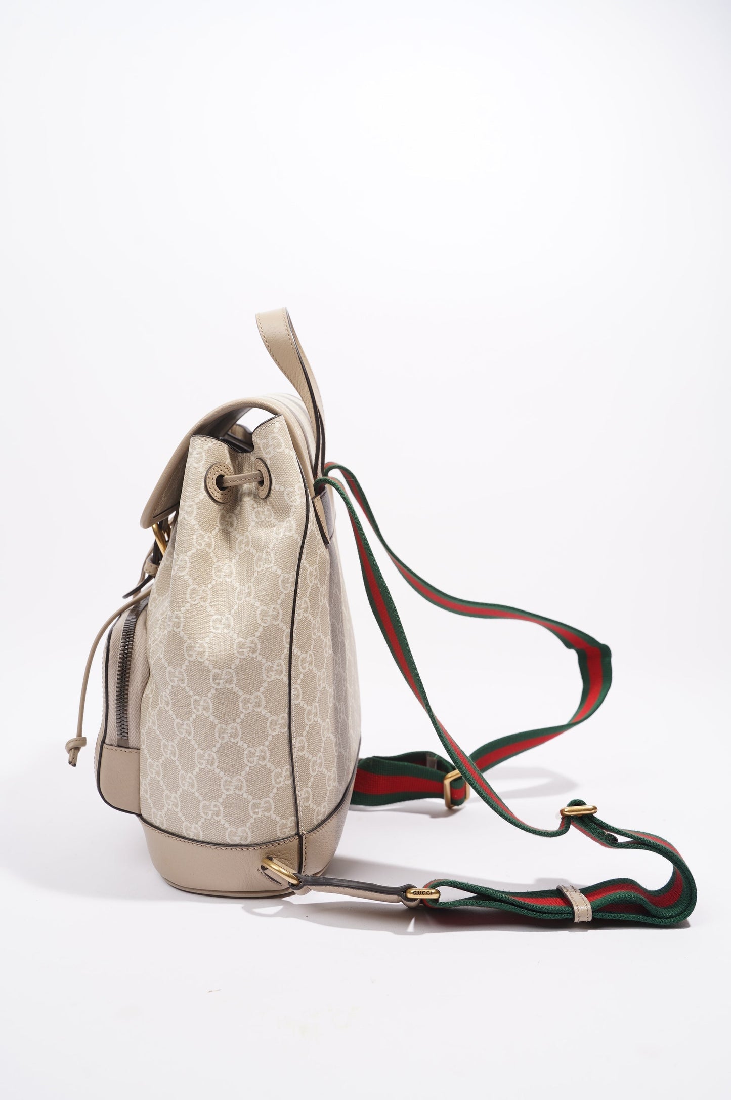 Gucci Interlocking G Backpack Beige / White Supreme Canvas
