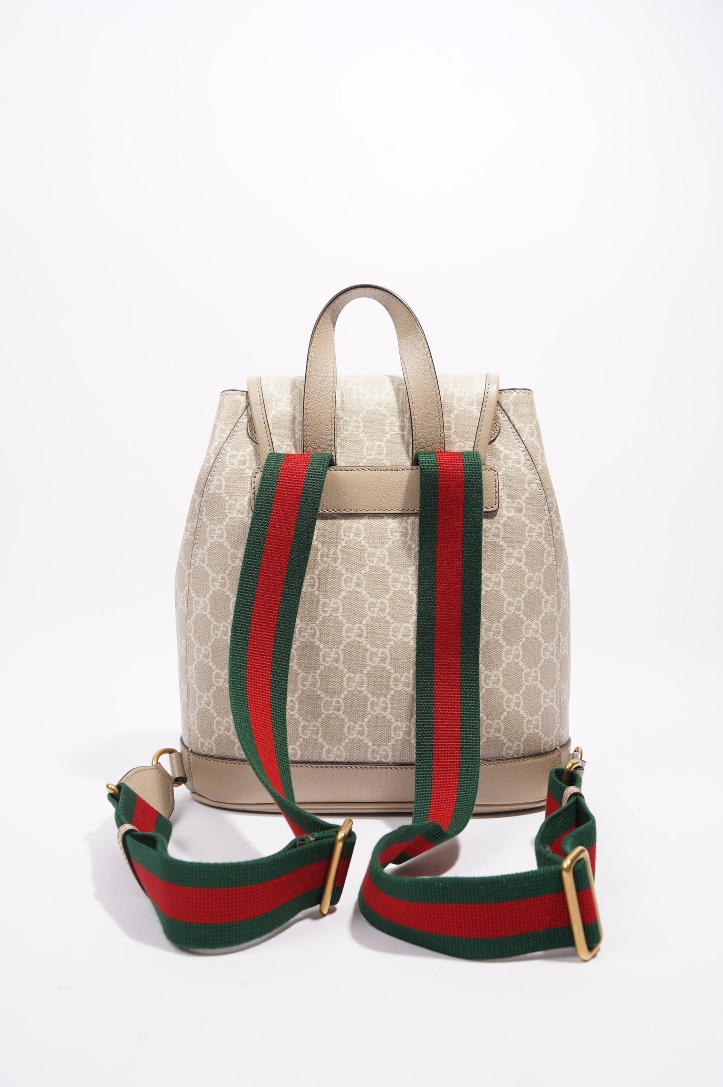 Gucci Interlocking G Backpack Beige / White Supreme Canvas
