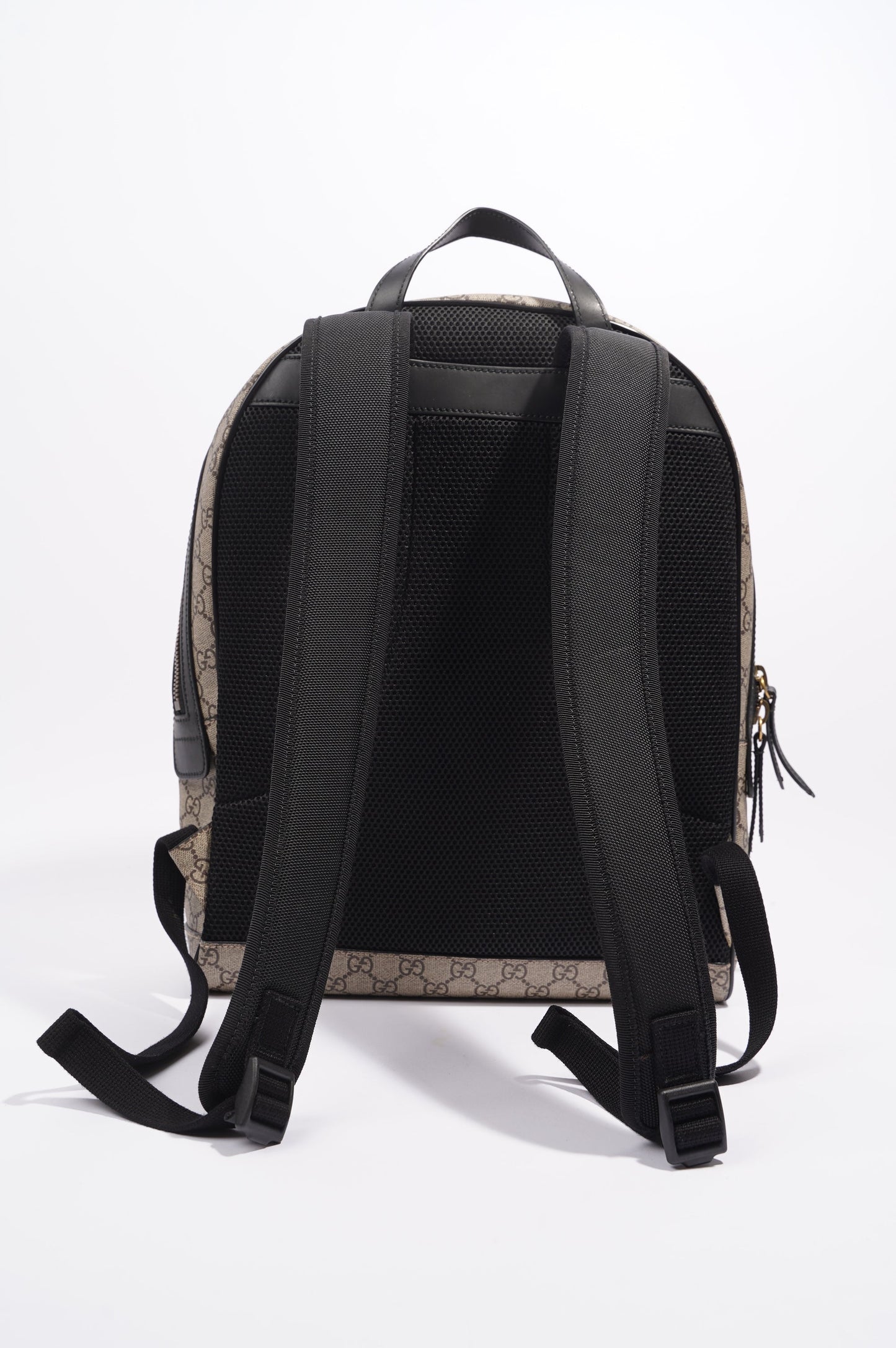 Gucci Womens Bee Backpack Brown Canvas