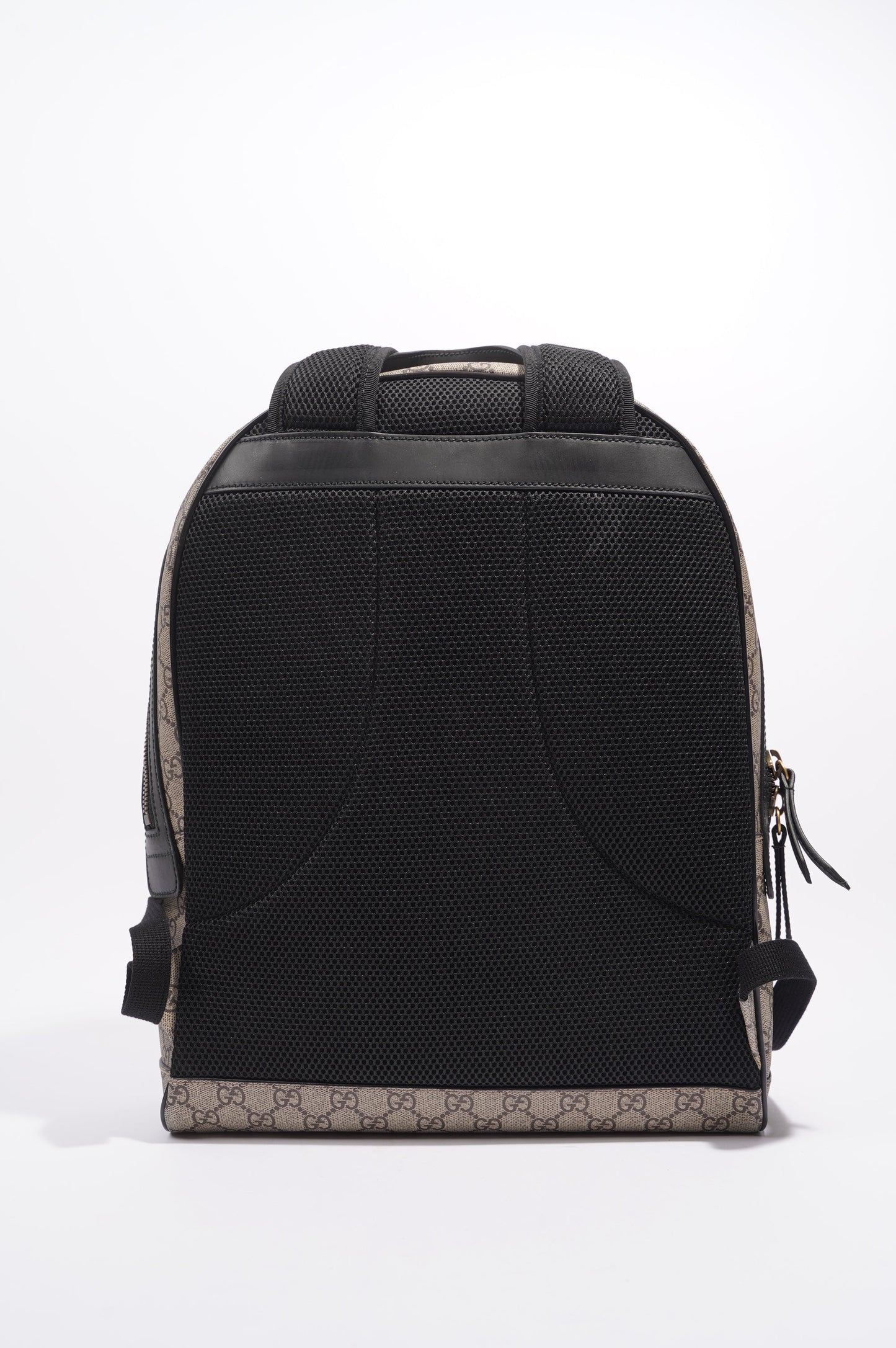 Gucci Womens Bee Backpack Brown Canvas