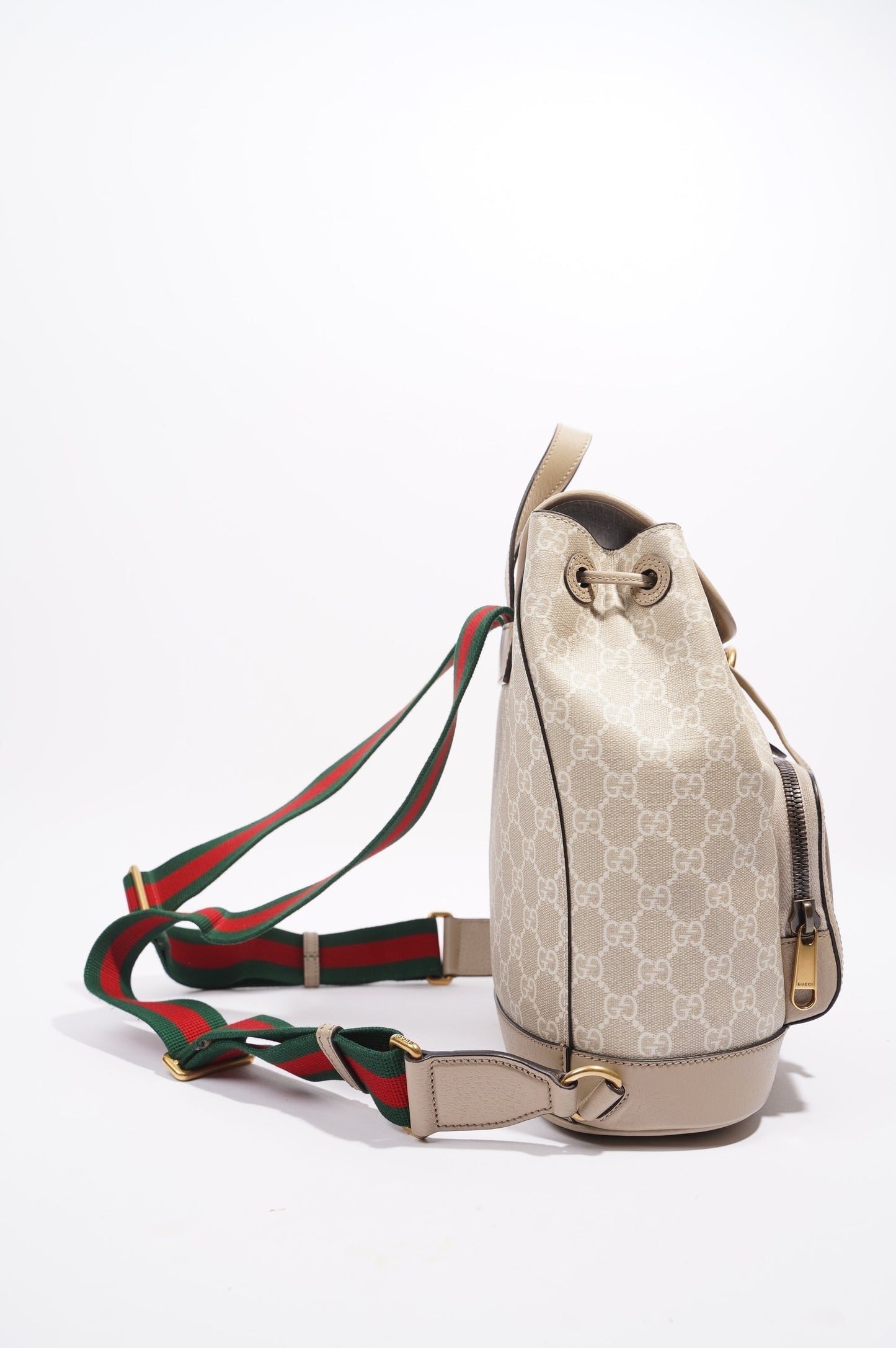 Gucci Interlocking G Backpack Beige / White Supreme Canvas