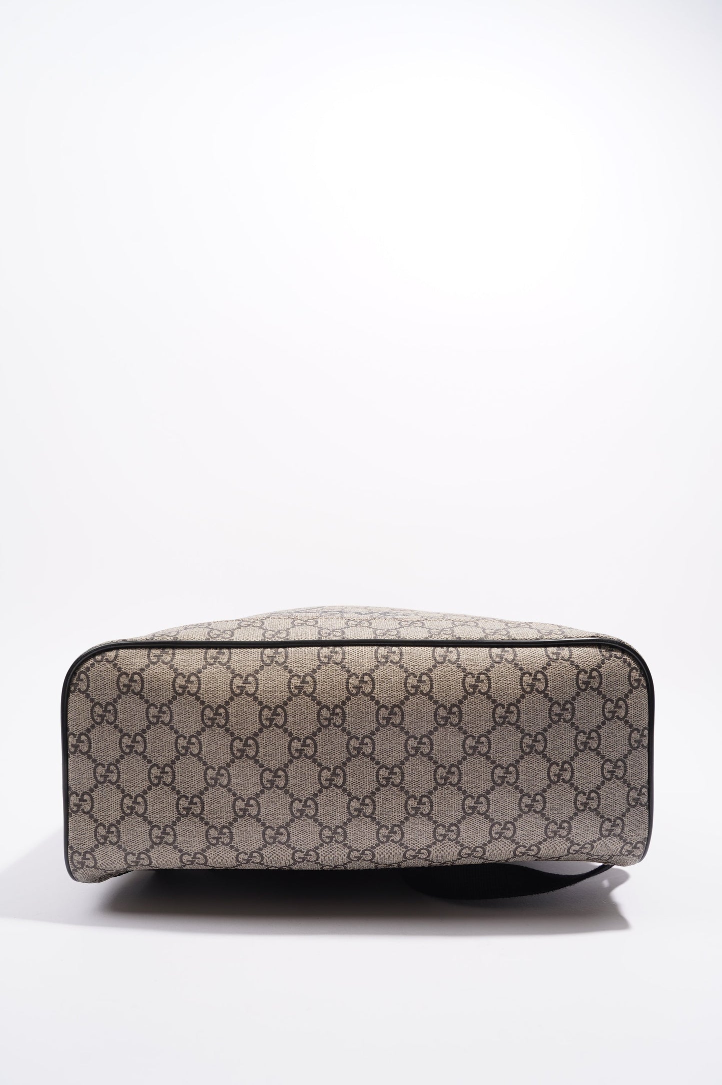 Gucci Womens Bee Backpack Brown Canvas