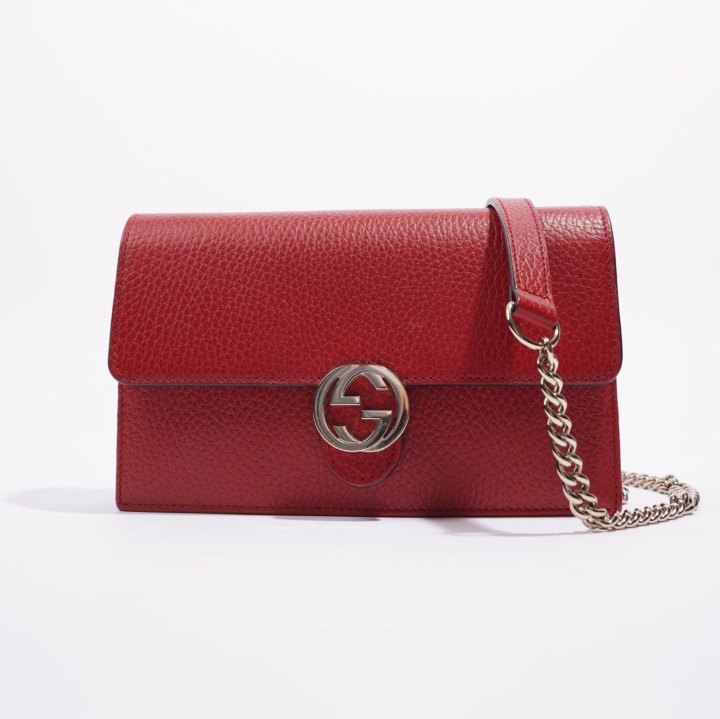 Gucci Womens Interlocking WOC Red