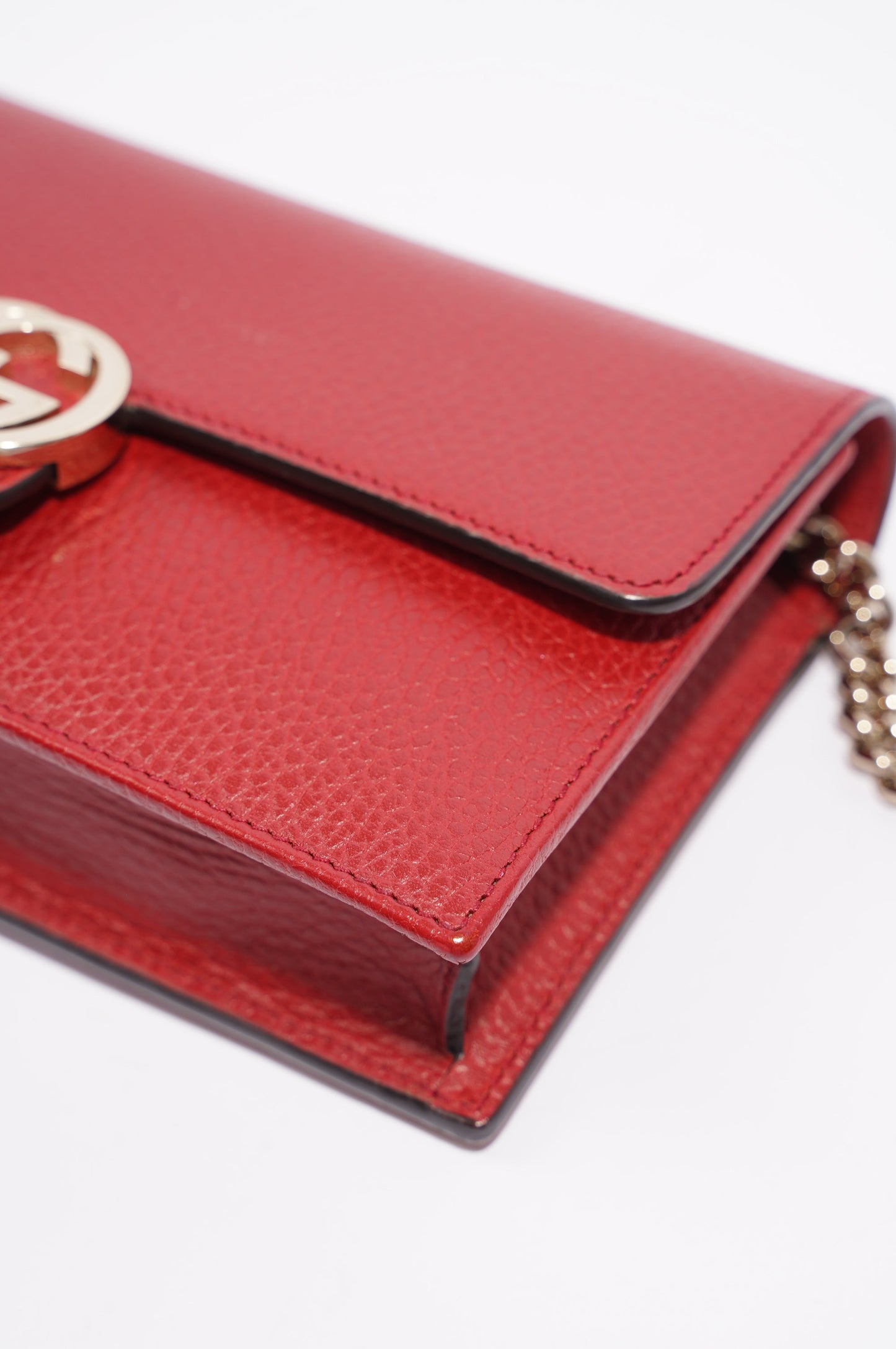 Gucci Womens Interlocking WOC Red
