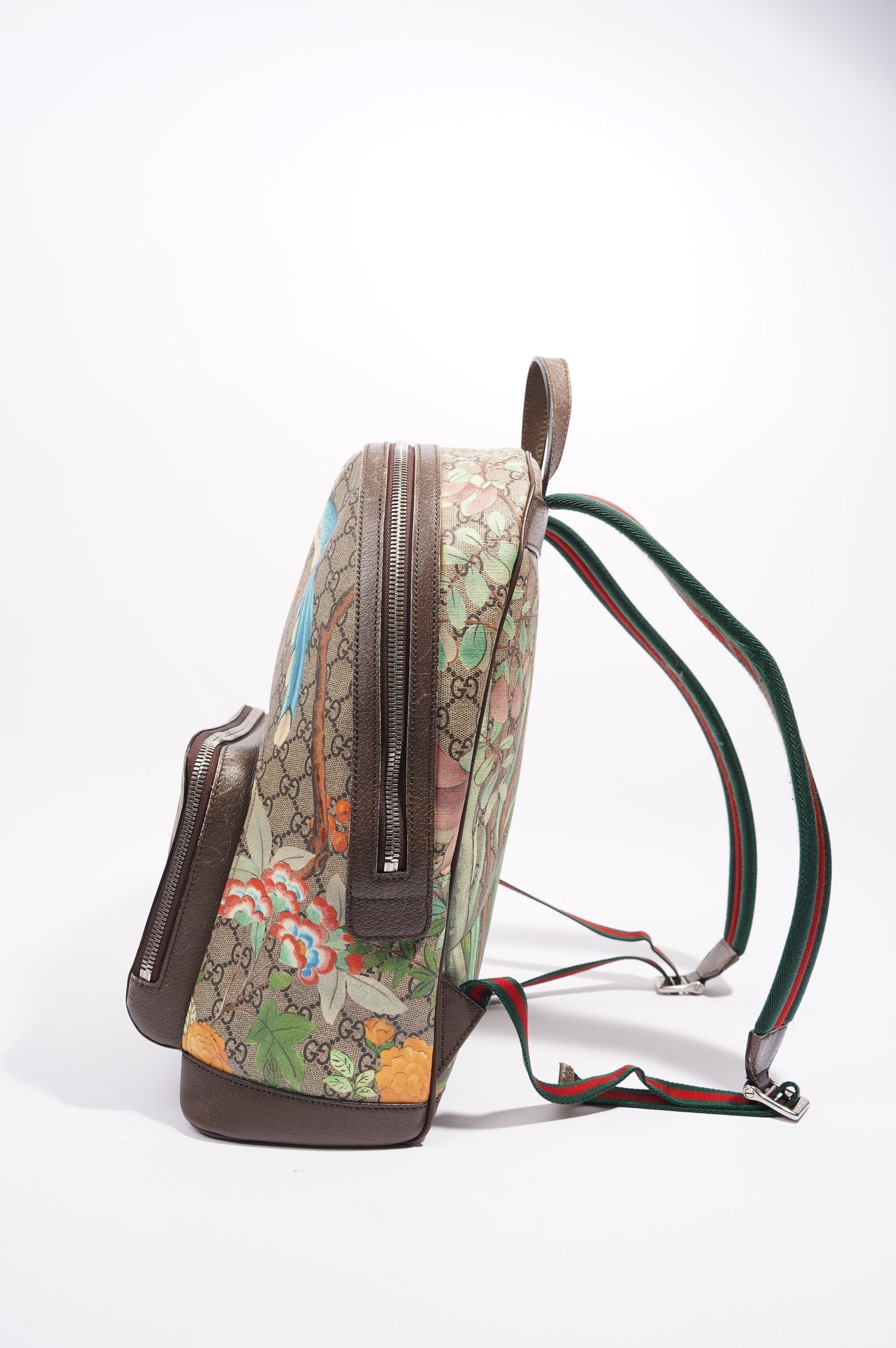 Gucci Womens GG Supreme Backpack Supreme / Floral