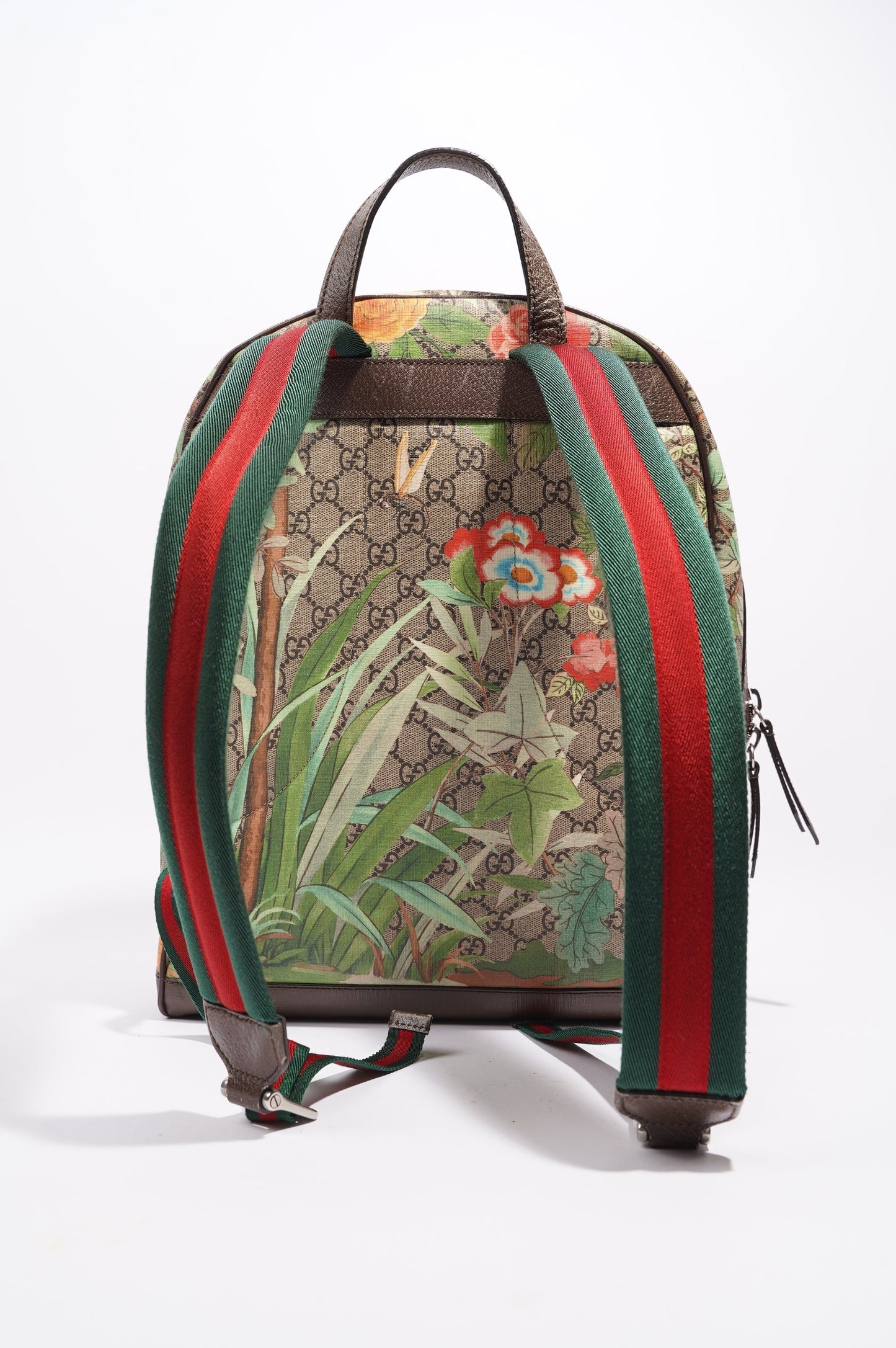 Gucci Womens GG Supreme Backpack Supreme / Floral