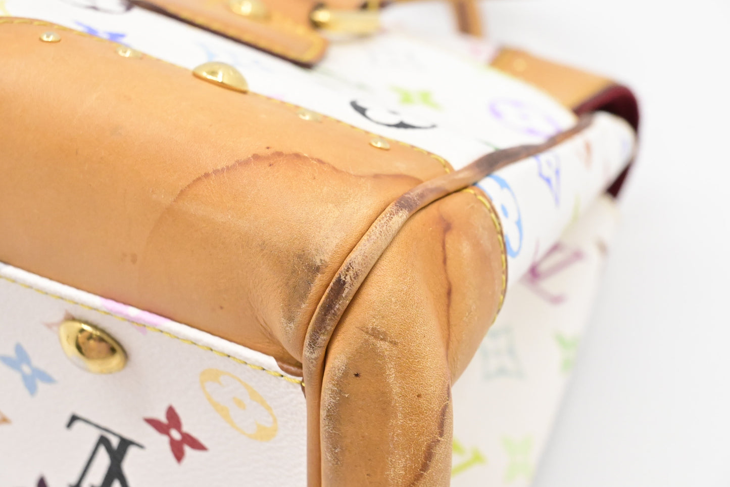 Louis Vuitton Beverly GM in White Multicolor Canvas