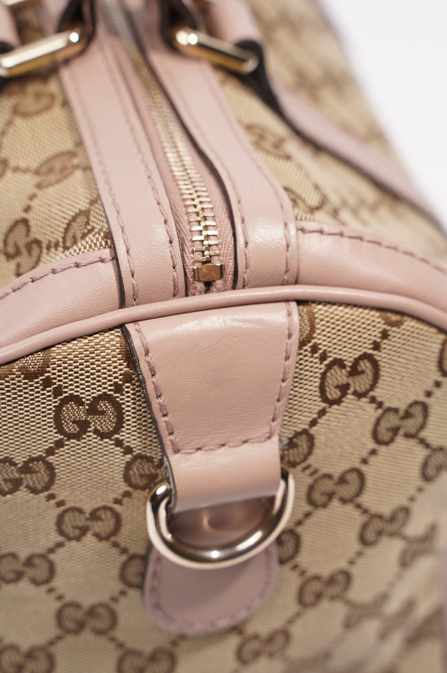 Gucci Womens Boston Bag Supreme / Pink Medium