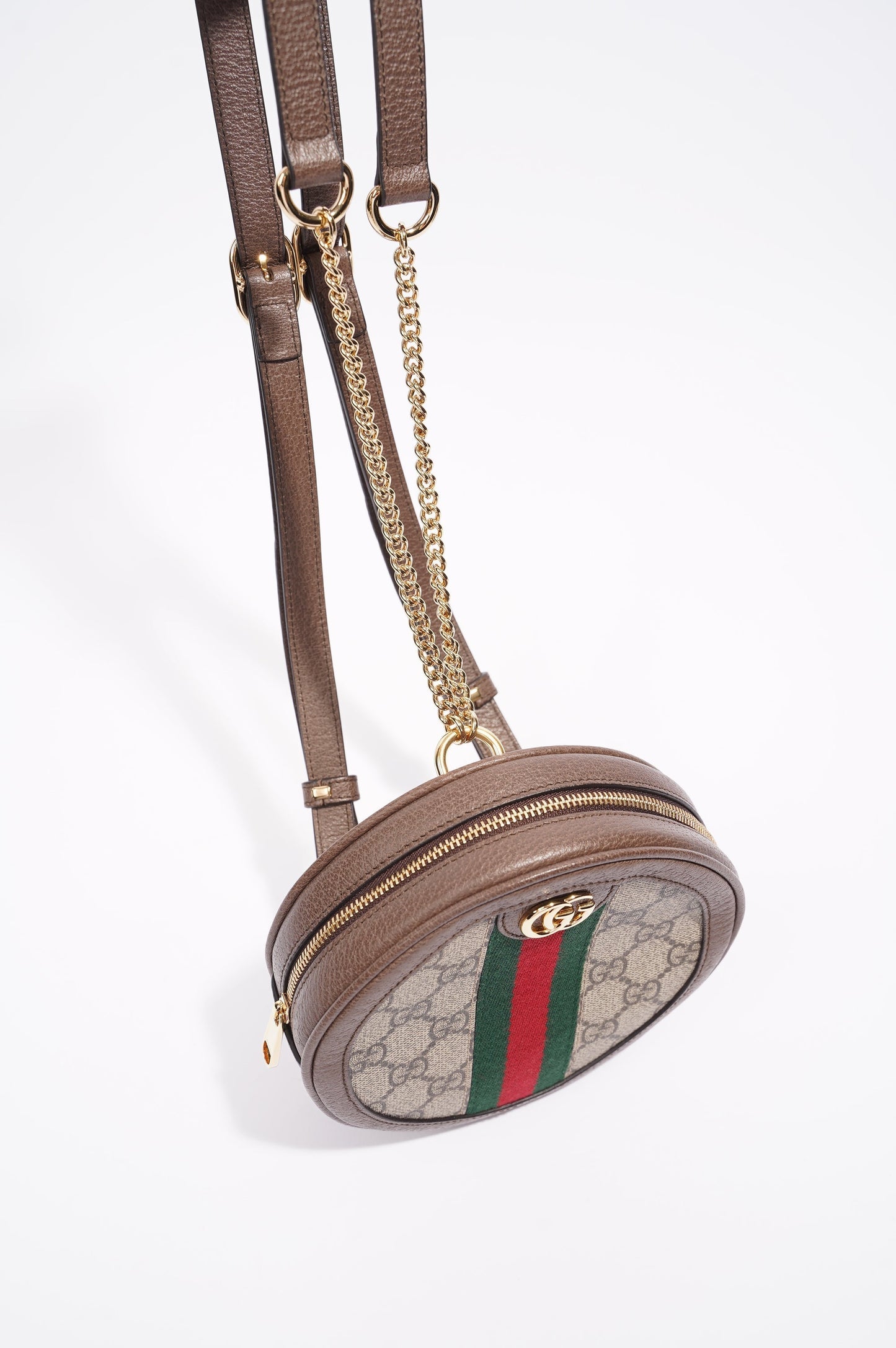 Gucci Ophidia Backpack Supreme / Brown Canvas / Leather