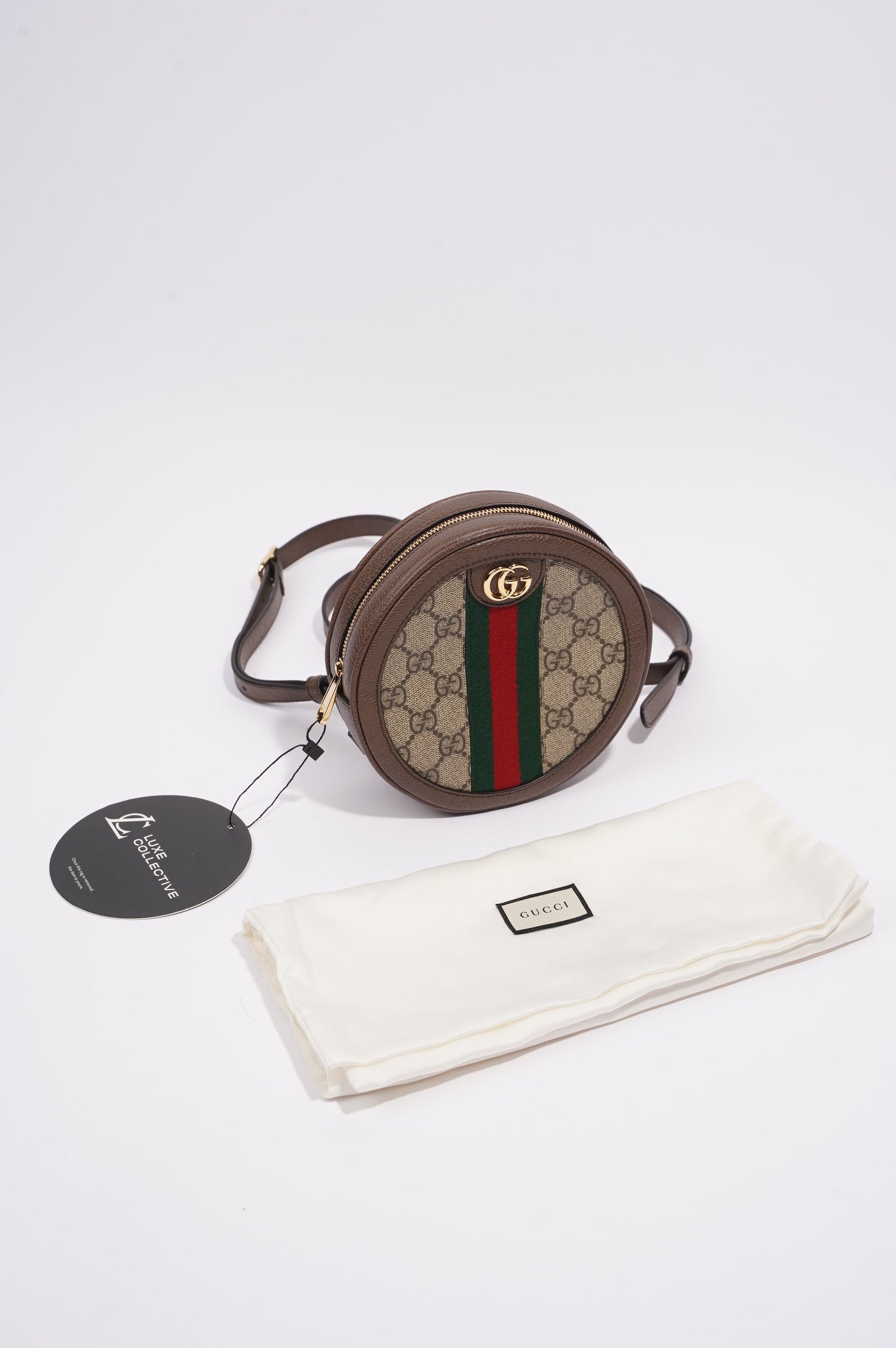 Gucci Ophidia Backpack Supreme / Brown Canvas / Leather