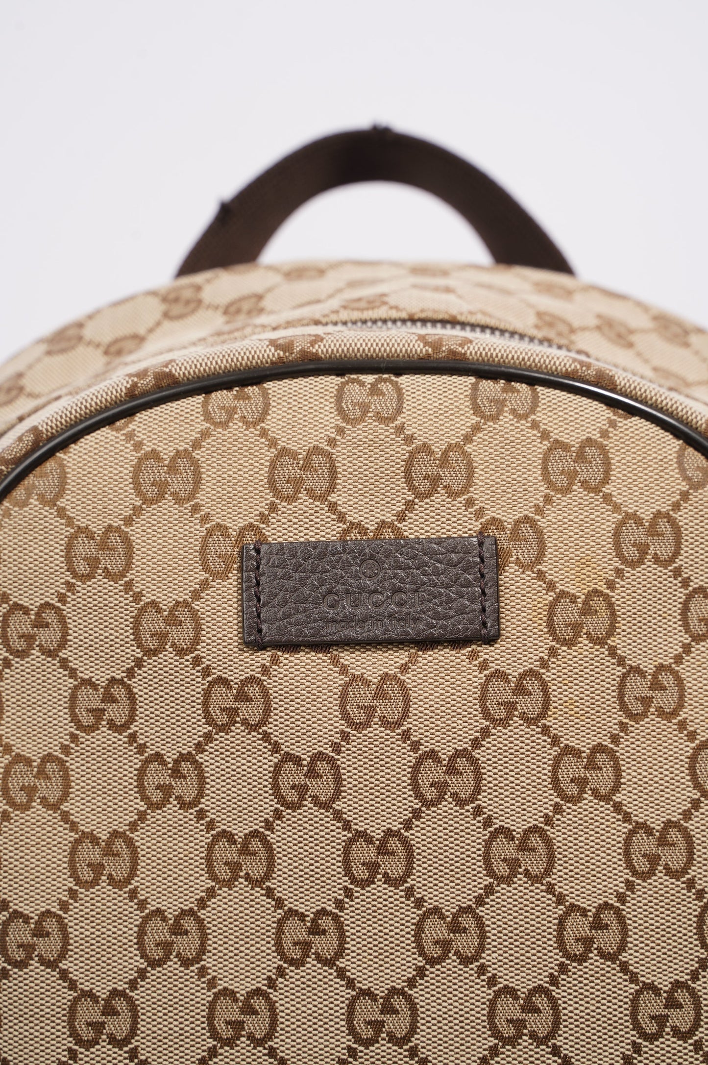 Gucci Canvas Backpack Beige