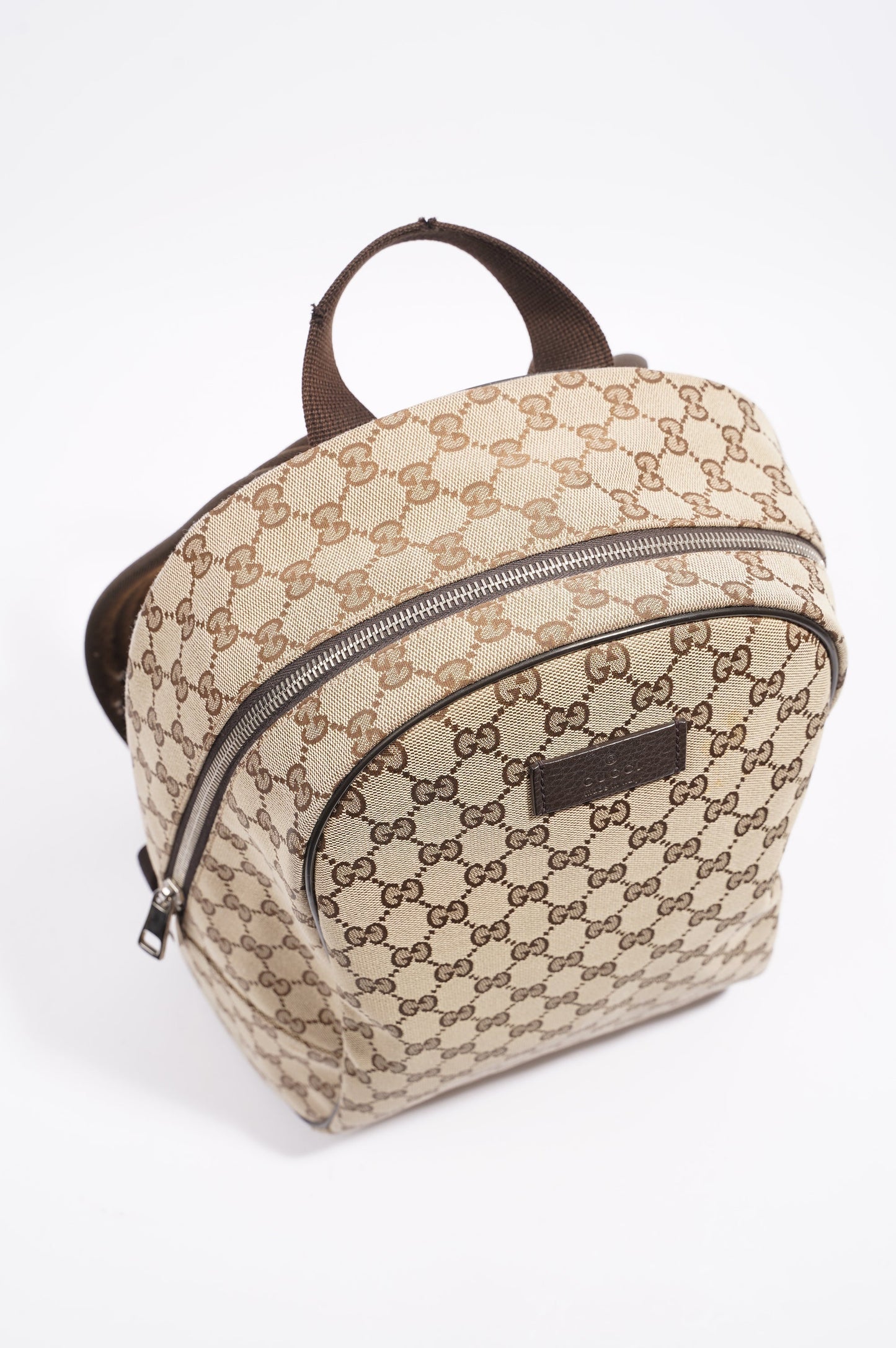 Gucci Canvas Backpack Beige