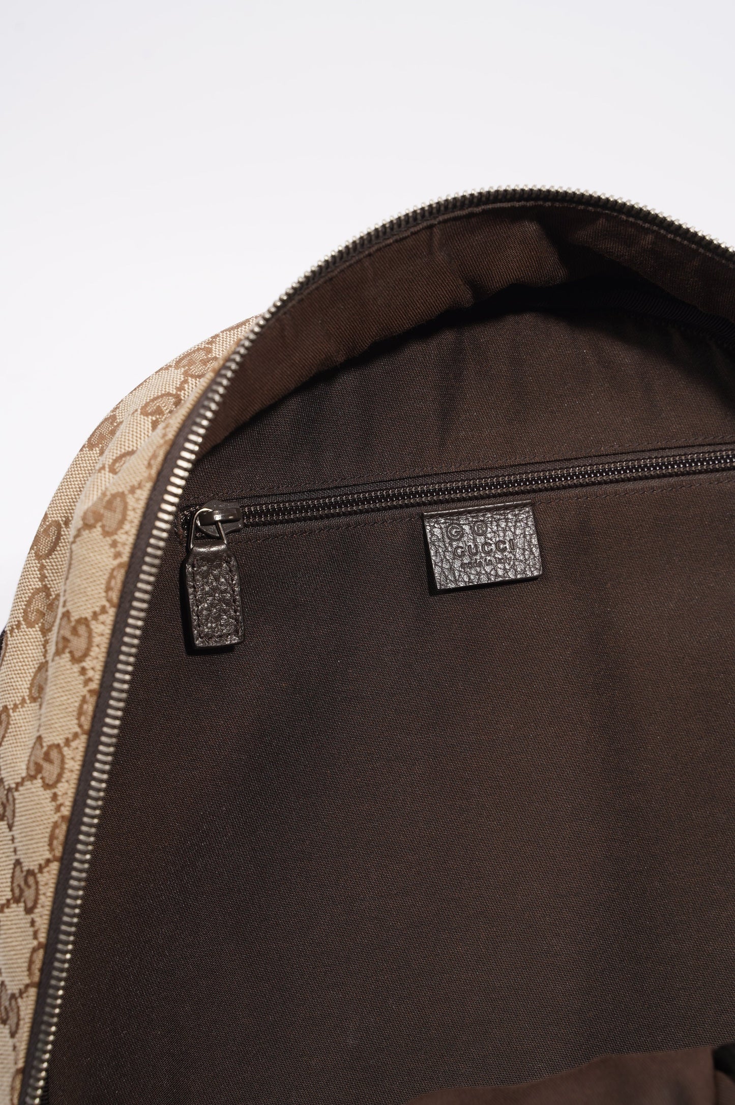 Gucci Canvas Backpack Beige