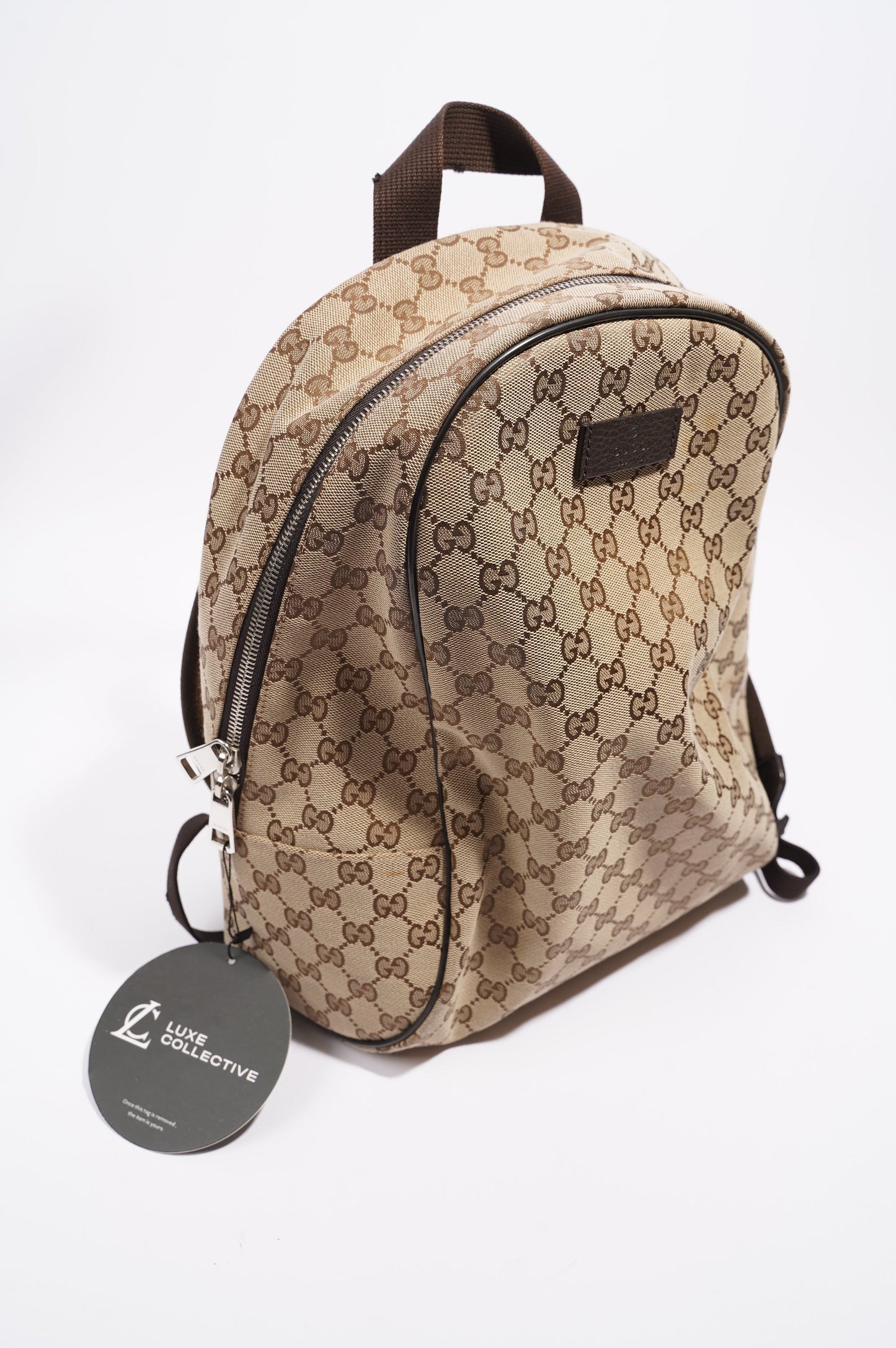 Gucci Canvas Backpack Beige