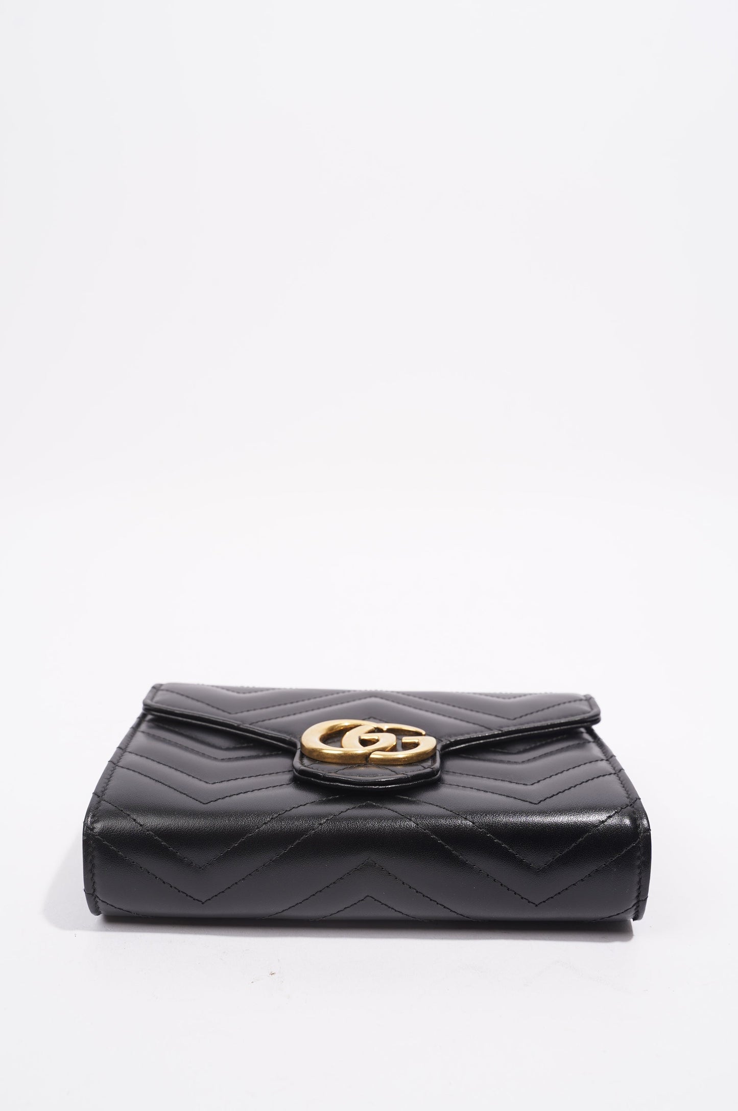 Gucci Womens GG Marmont Bag Black Matelasse Mini
