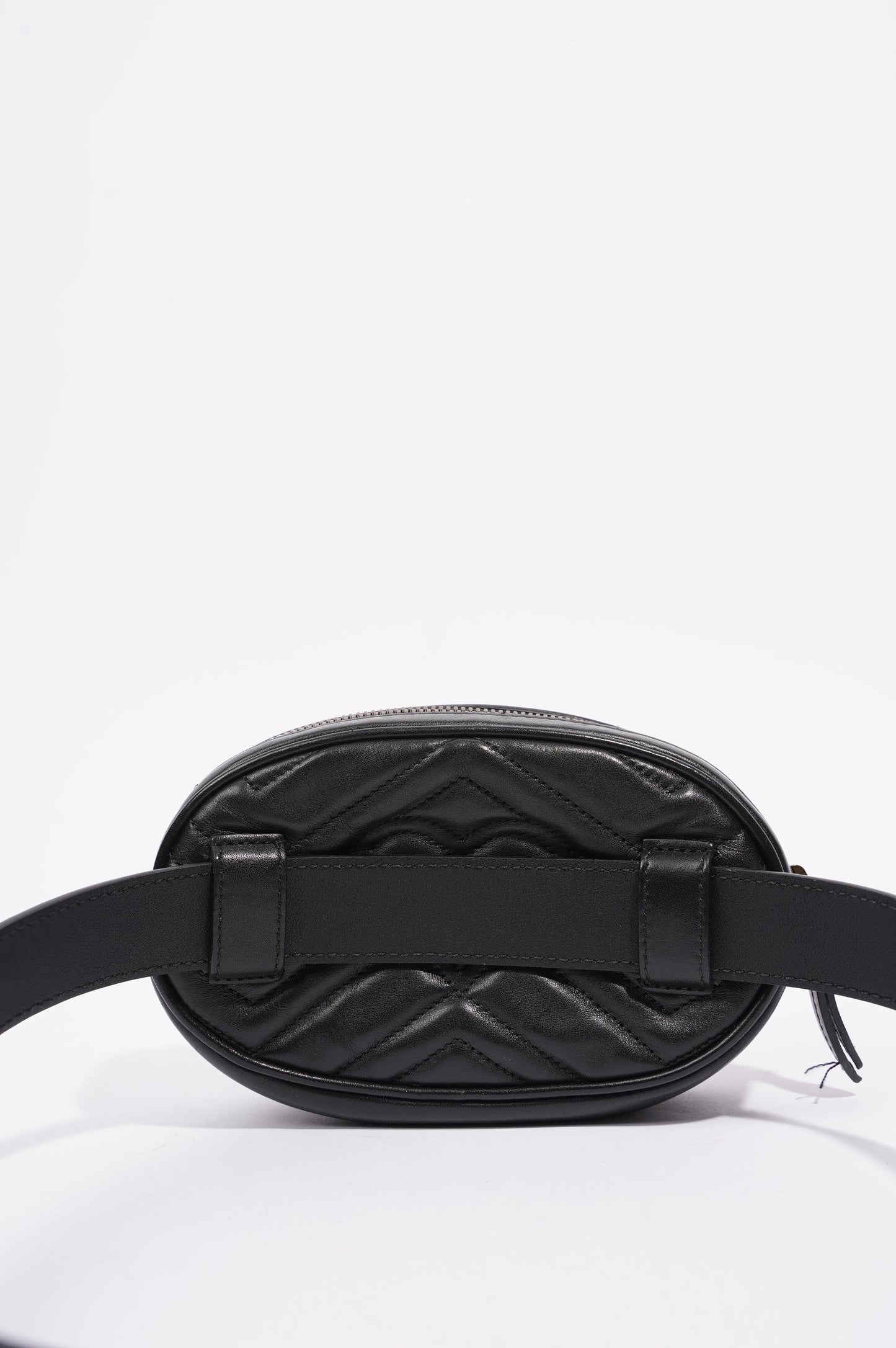 Gucci Womens Marmont Belt Bag Black / Gold 85