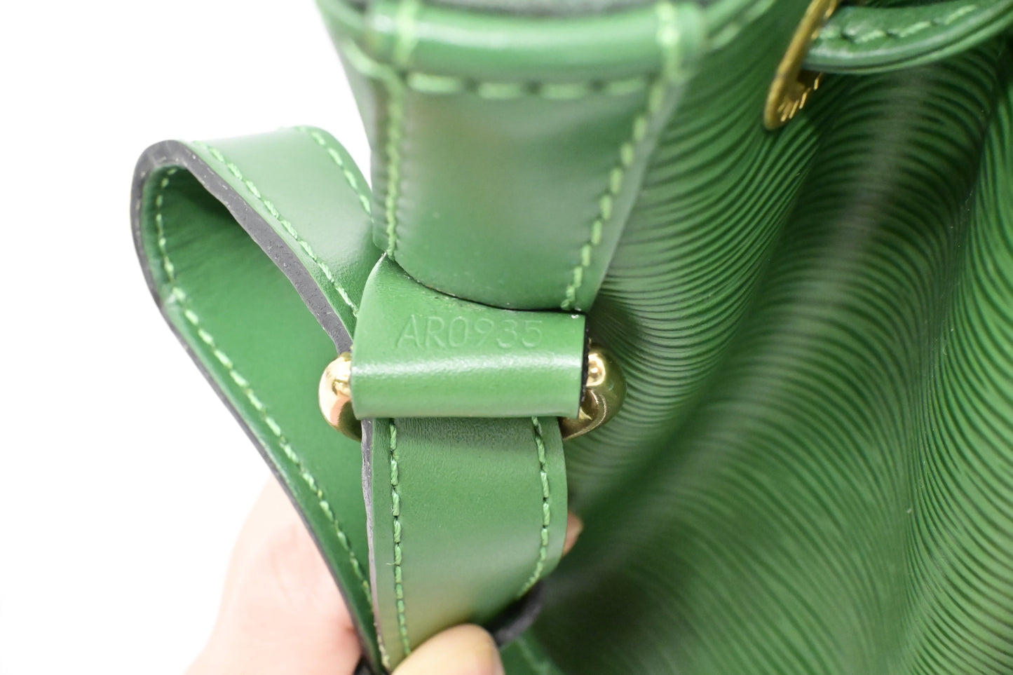Louis Vuitton Petit Noe in Green Epi Leather