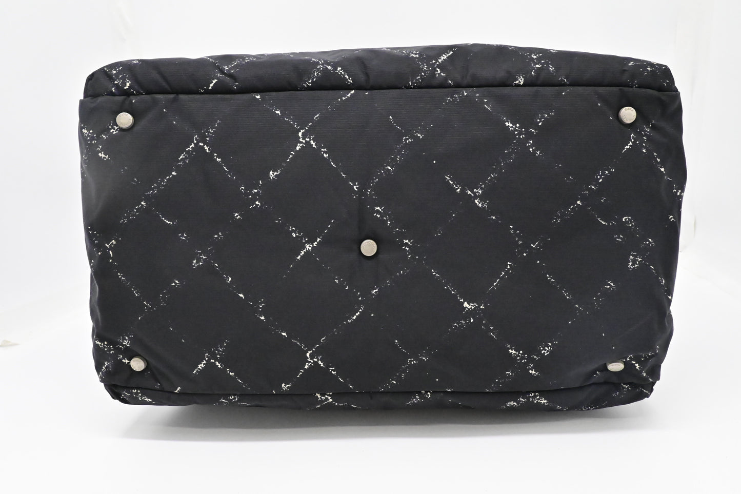 Chanel Travel Line Travel Bag in Black Nylon