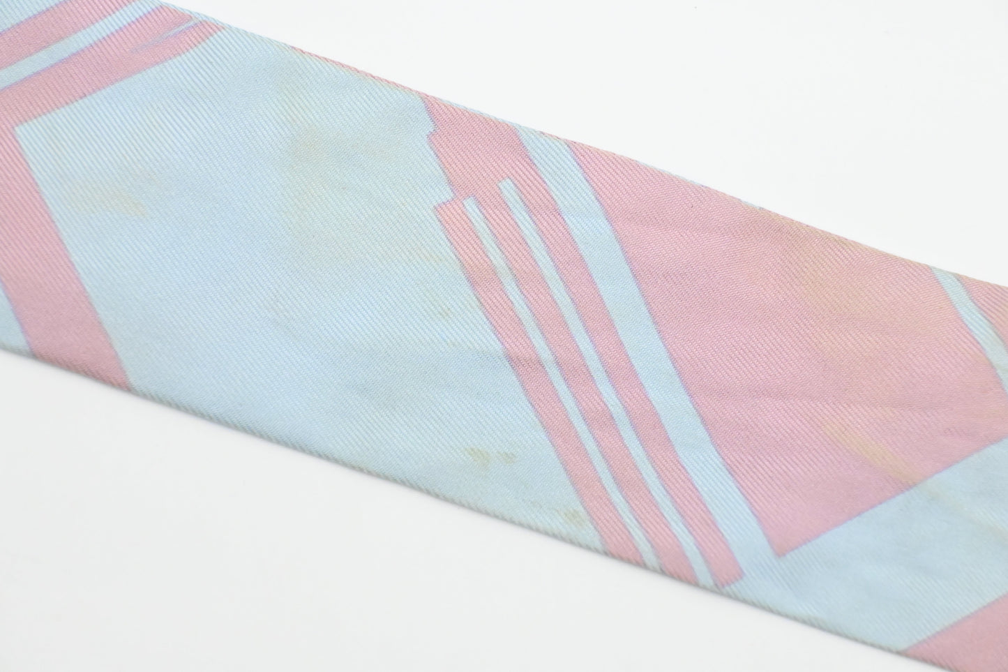 Hermes Twilly in Pale Blue and Pink Silk