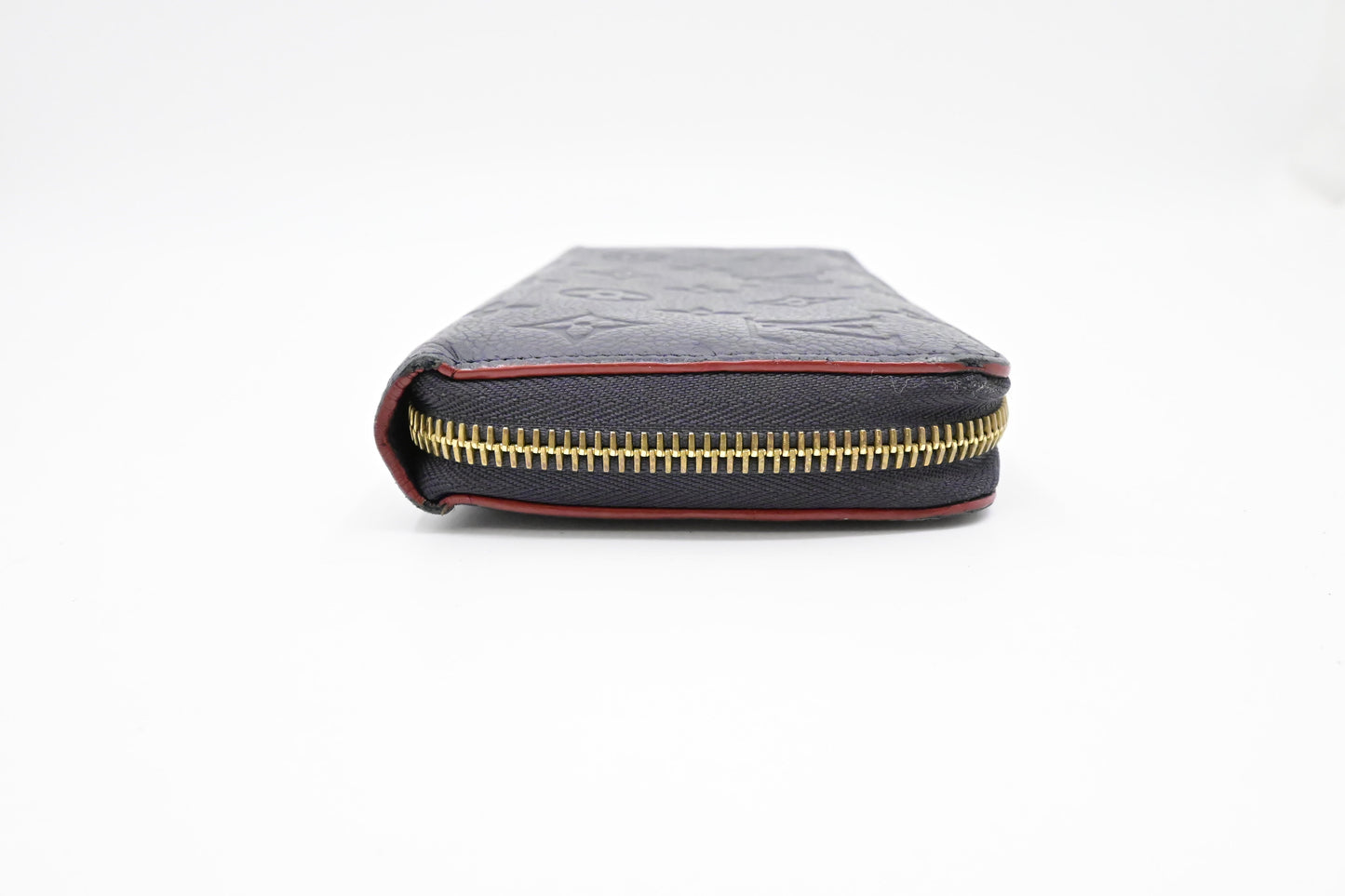 Louis Vuitton Zippy Long Wallet in Marine Rouge Empreinte Leather