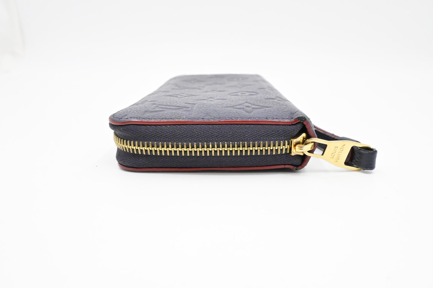 Louis Vuitton Zippy Long Wallet in Marine Rouge Empreinte Leather