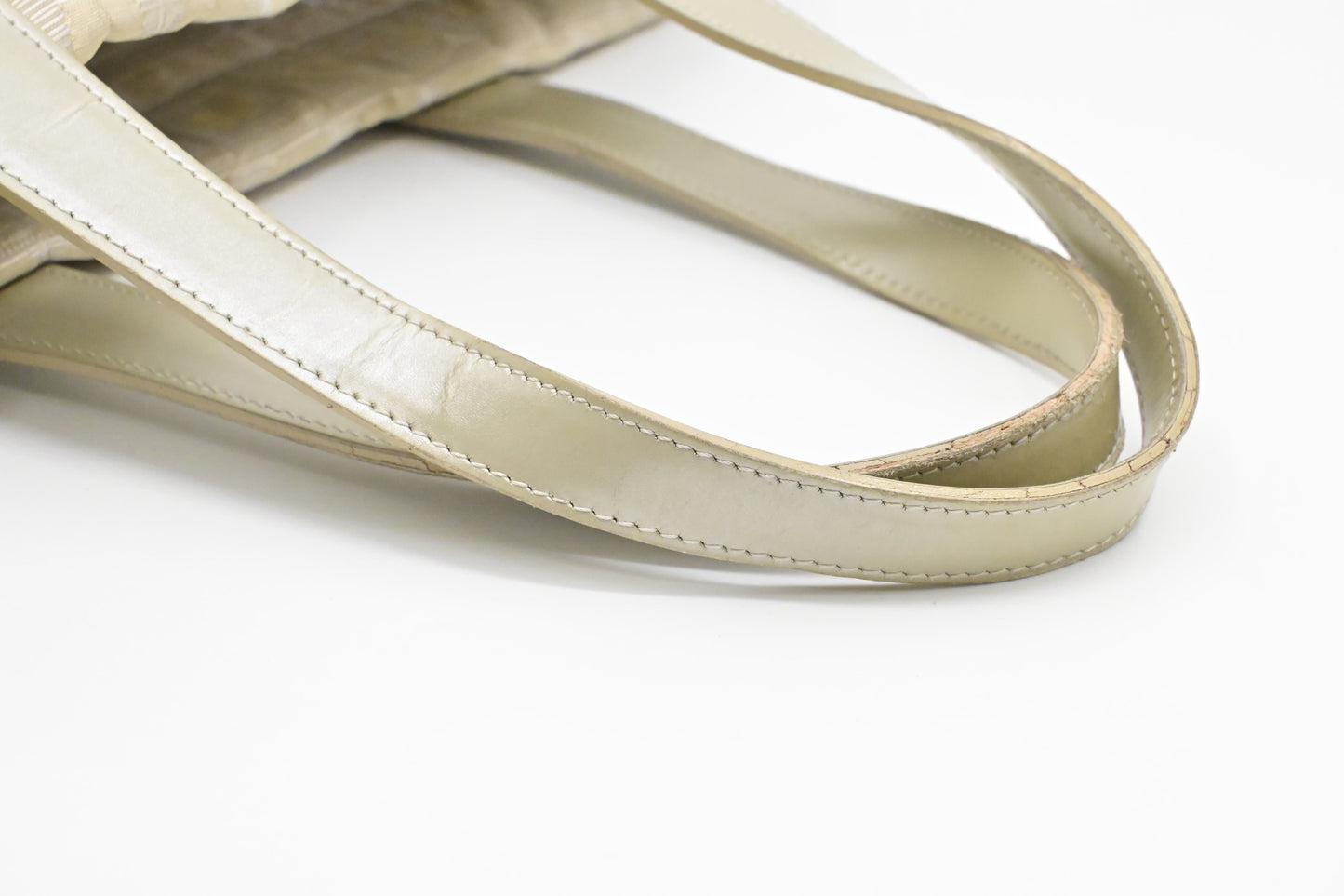 Chanel New Travel Line Tote in Champagne Canvas
