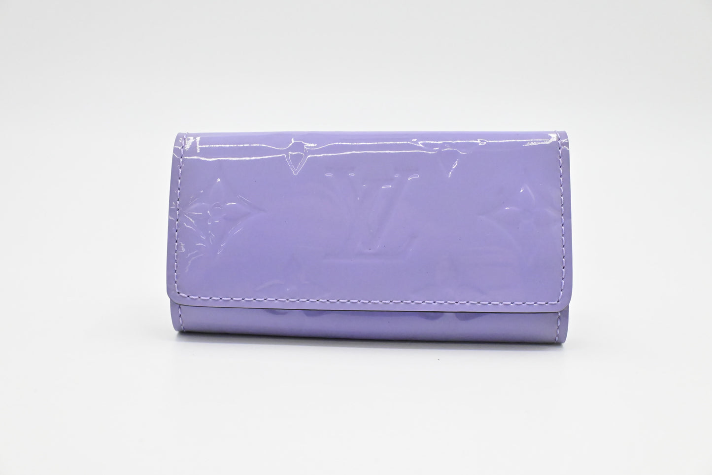 Louis Vuitton 4 Key Case in Lilac Vernis Leather