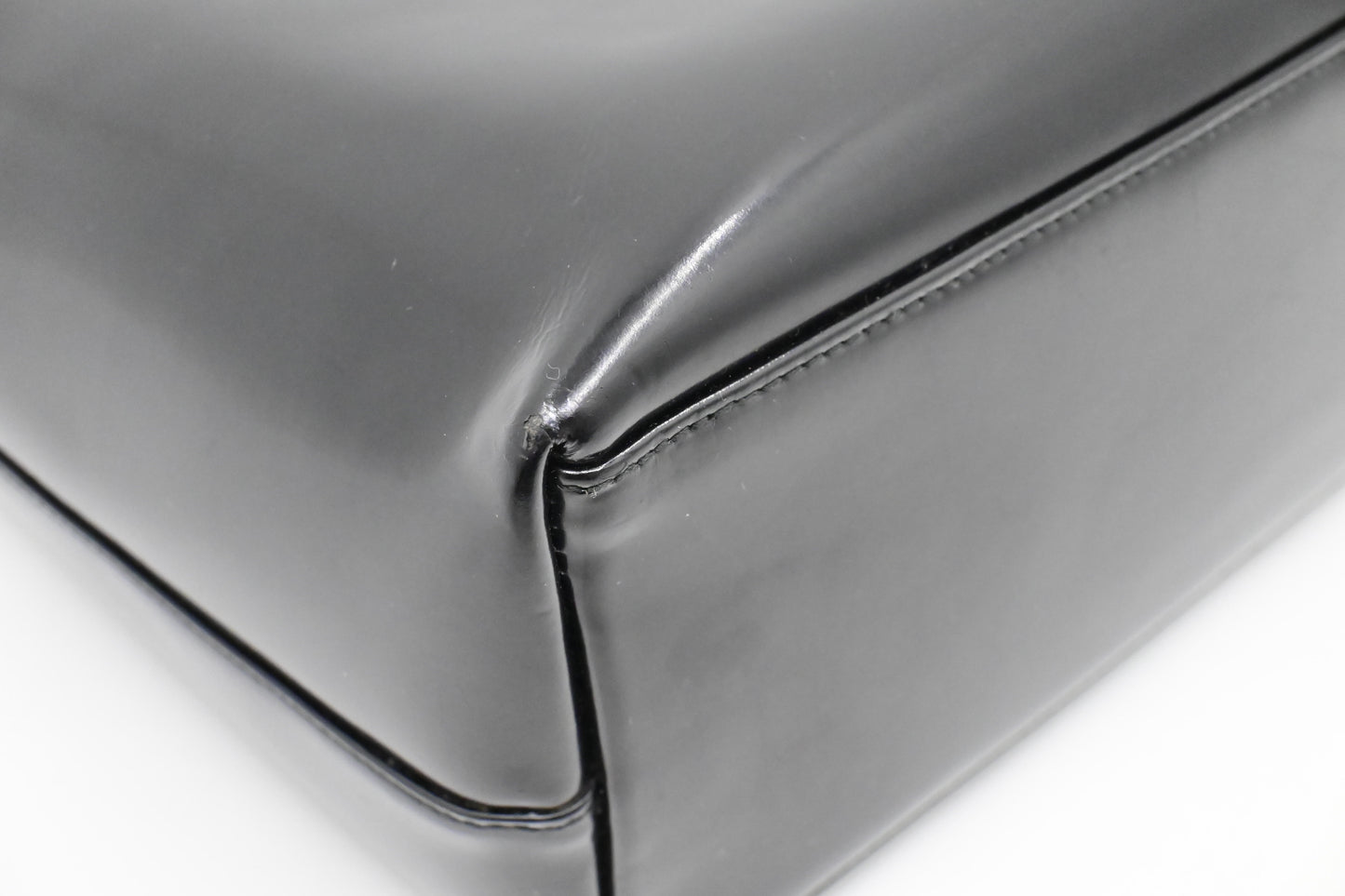 Gucci Tote Bag in Black Patent Leather