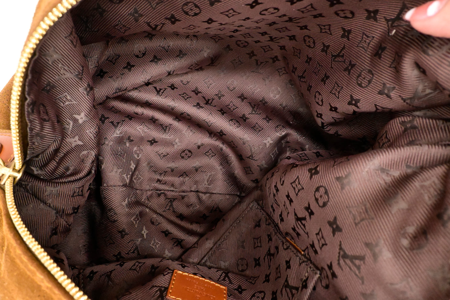 Louis Vuitton Onata GM in Brown Mahina Leather