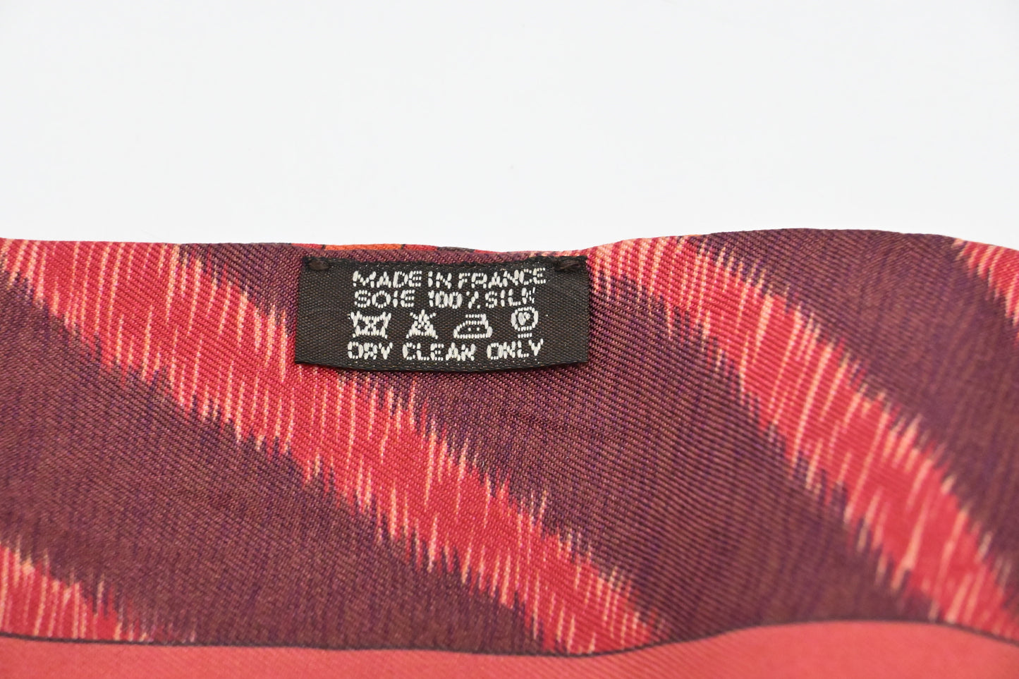 Hermes 'Pelage et Camouflage' Twilly in Red Silk