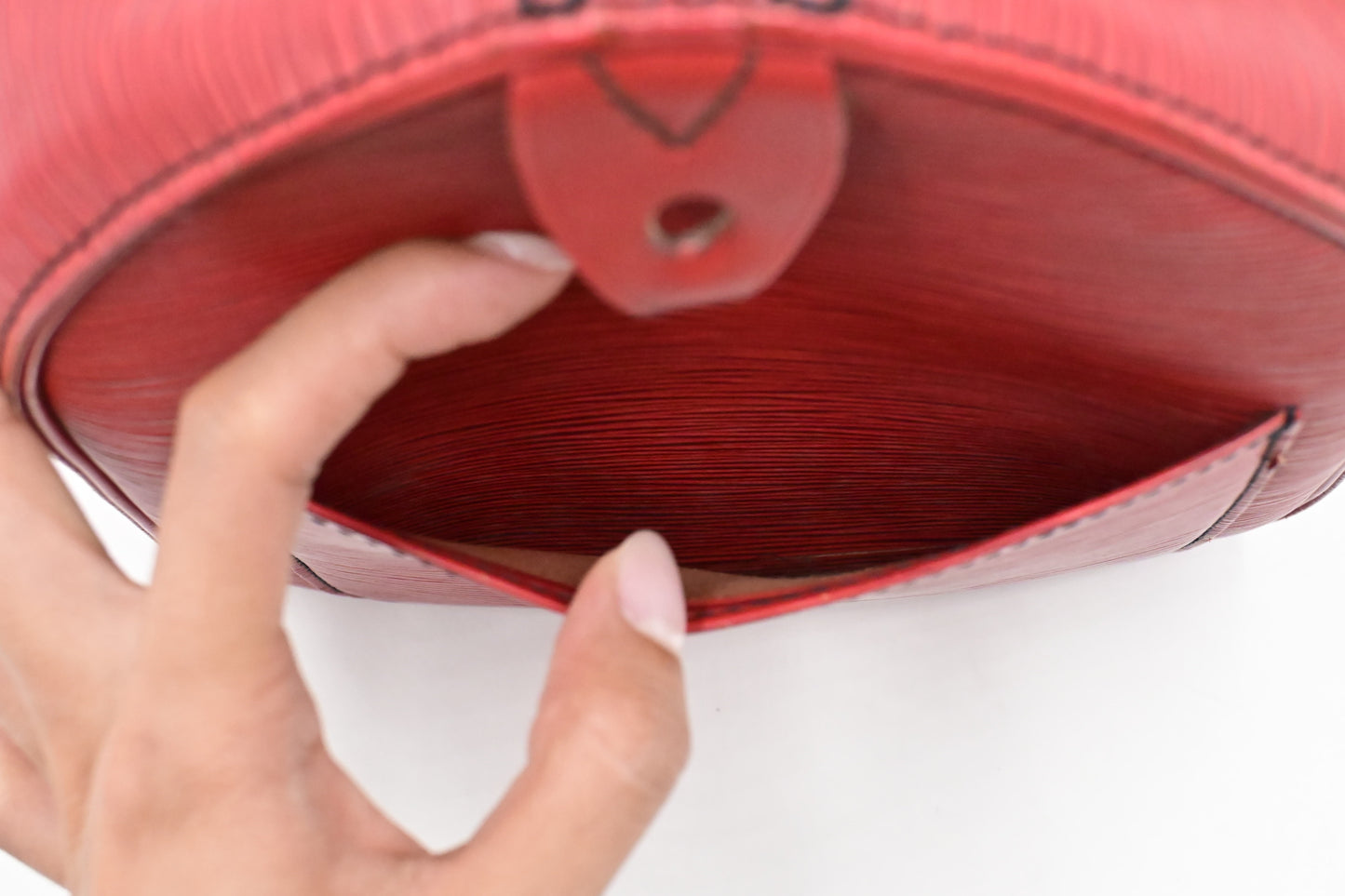 Louis Vuitton Speedy 30 in Red Epi Leather
