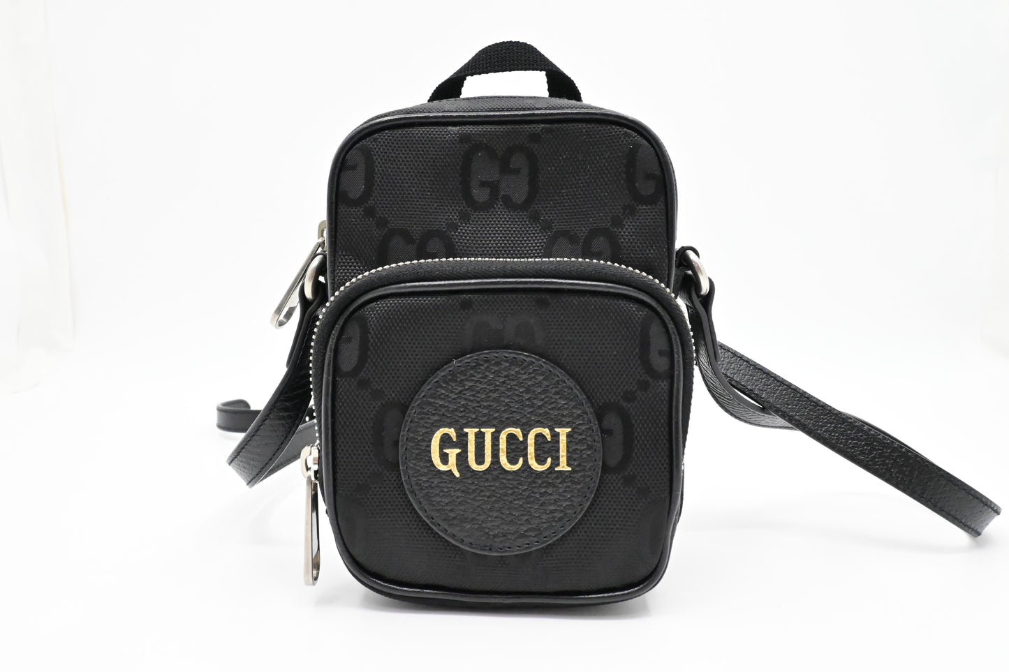 Gucci Off The Grid Mini Crossbody in Black Econyl Canvas