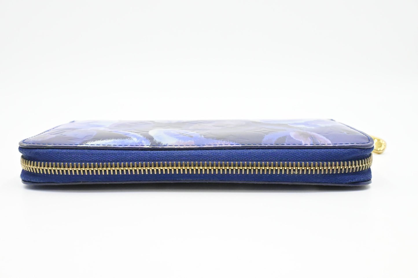 Louis Vuitton Long Zippy Wallet in Ikat Grand Blue Vernis Leather