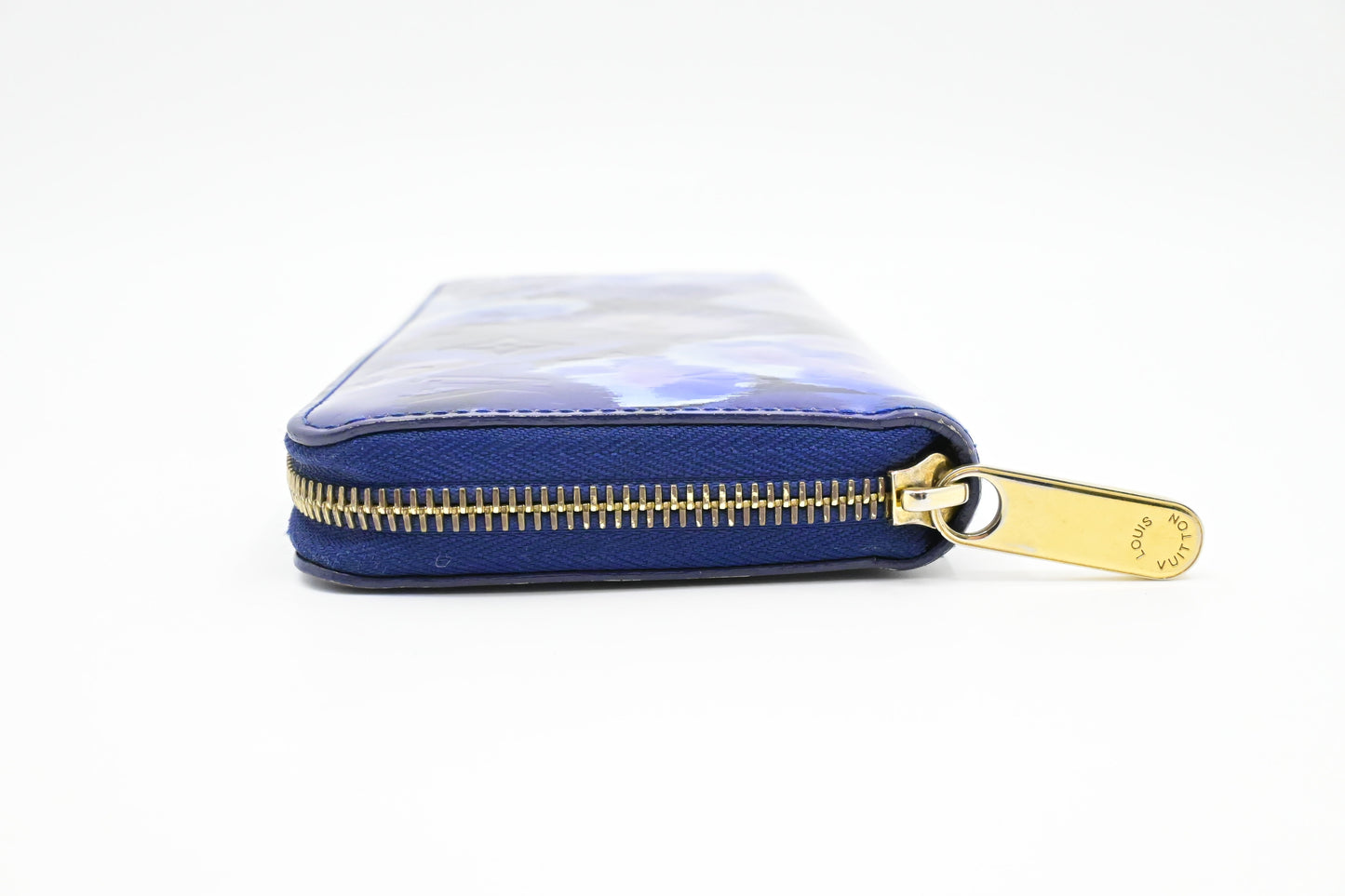 Louis Vuitton Long Zippy Wallet in Ikat Grand Blue Vernis Leather